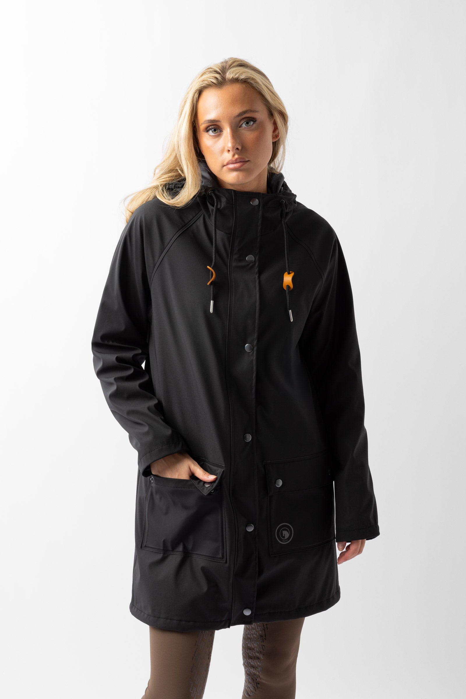 Horze Elise Raincoat with Padded Lining Women’s Riding Clothing