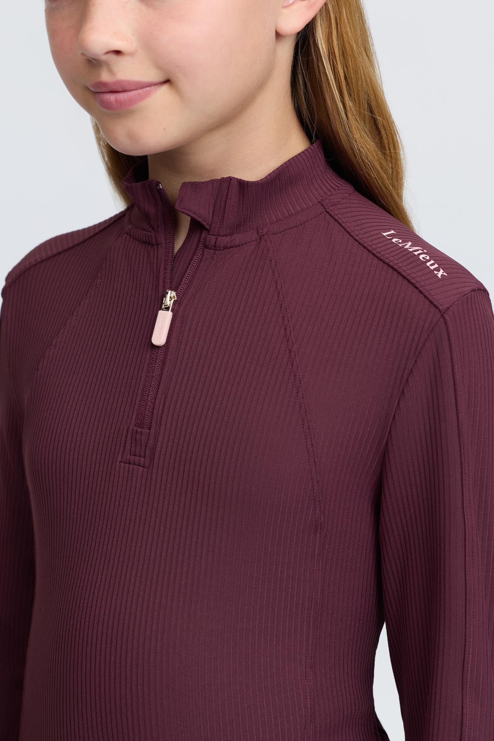 LeMieux Young Rider Raye Ribbed Base Layer w. UV Protection Kids Apparel