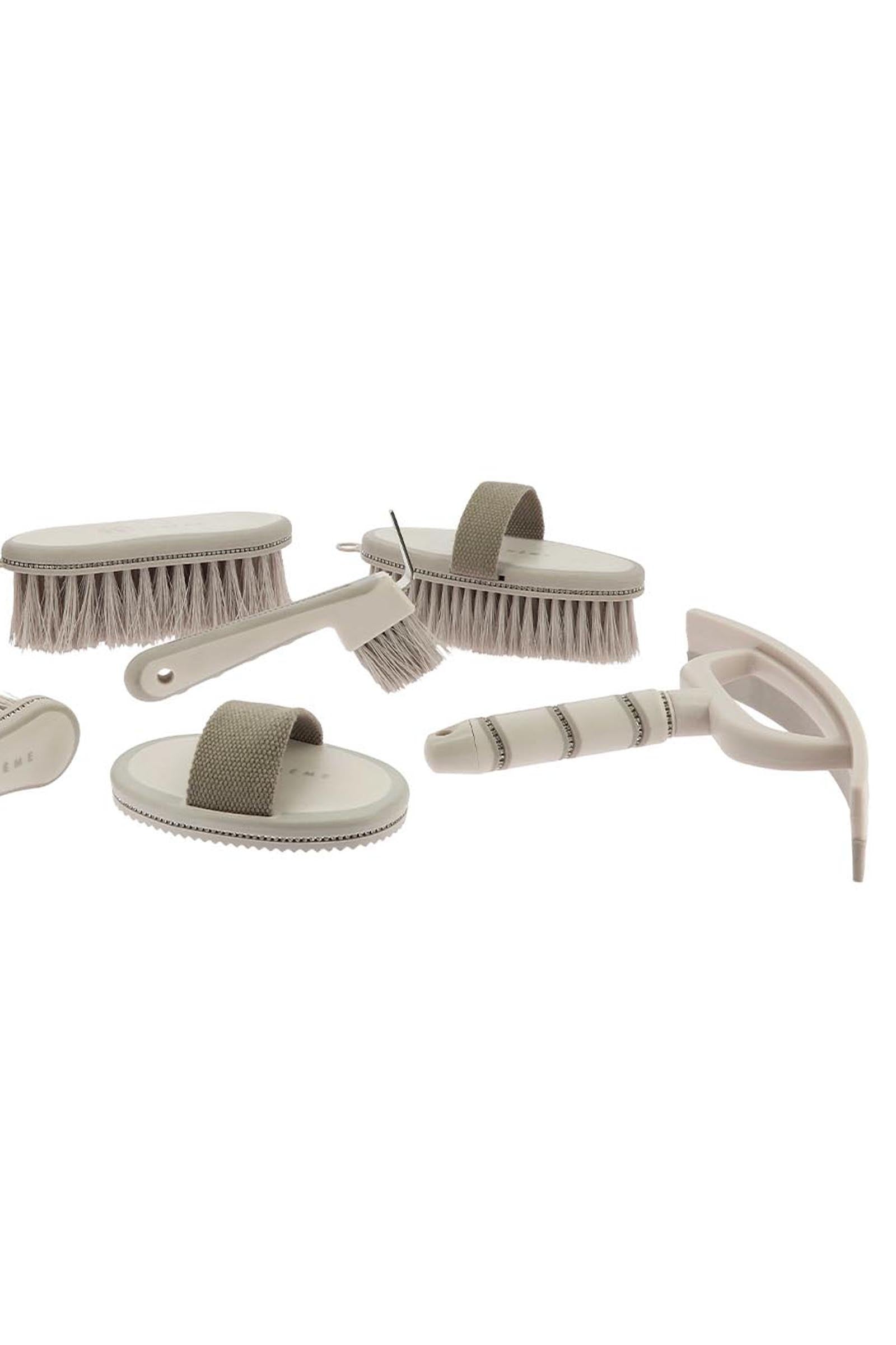 EQUITHÈME Strass Je t'aime Body Brush Horse Grooming Tools