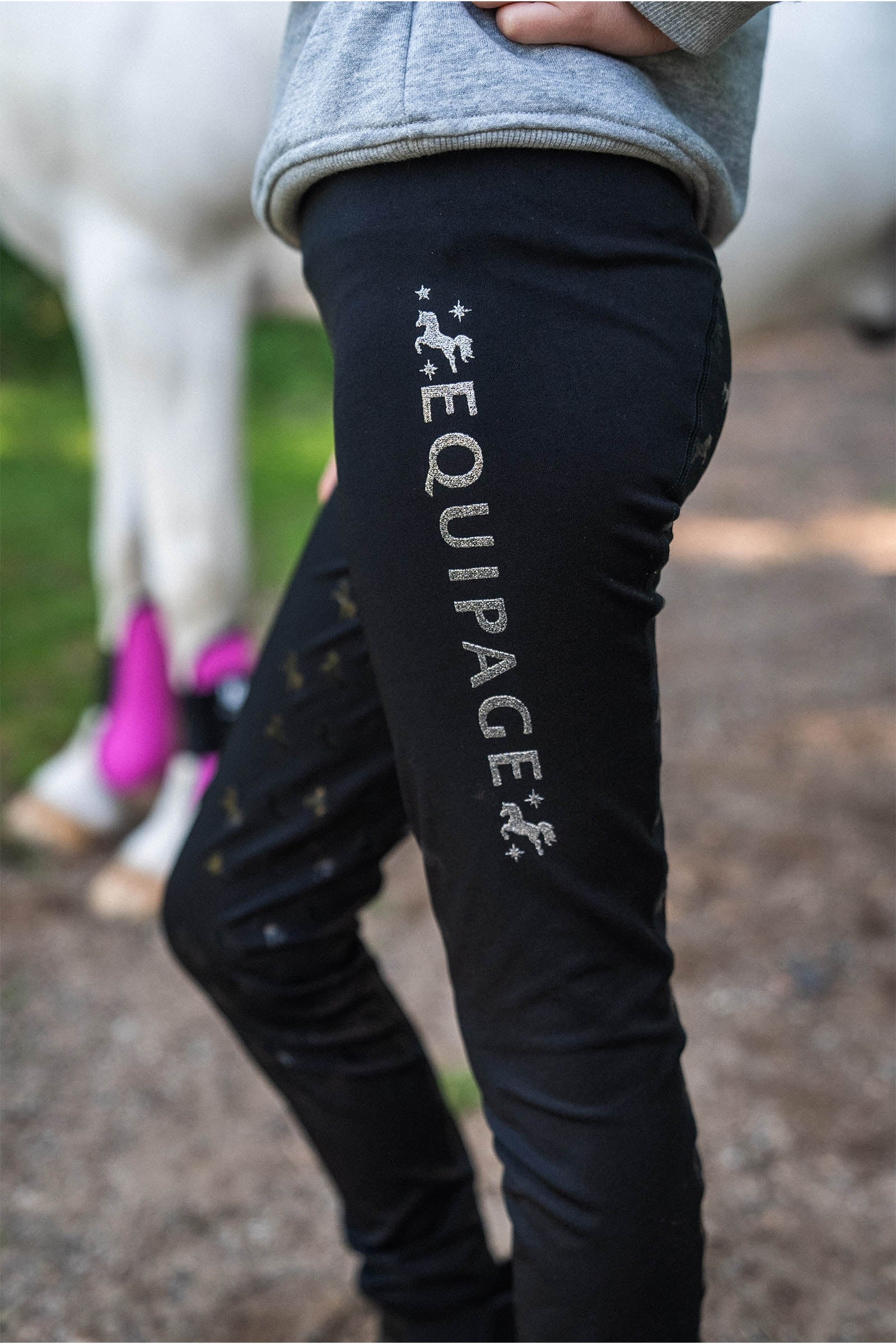 Equipage Maggie Kids´ Fullgrip Riding Tights Kids Apparel
