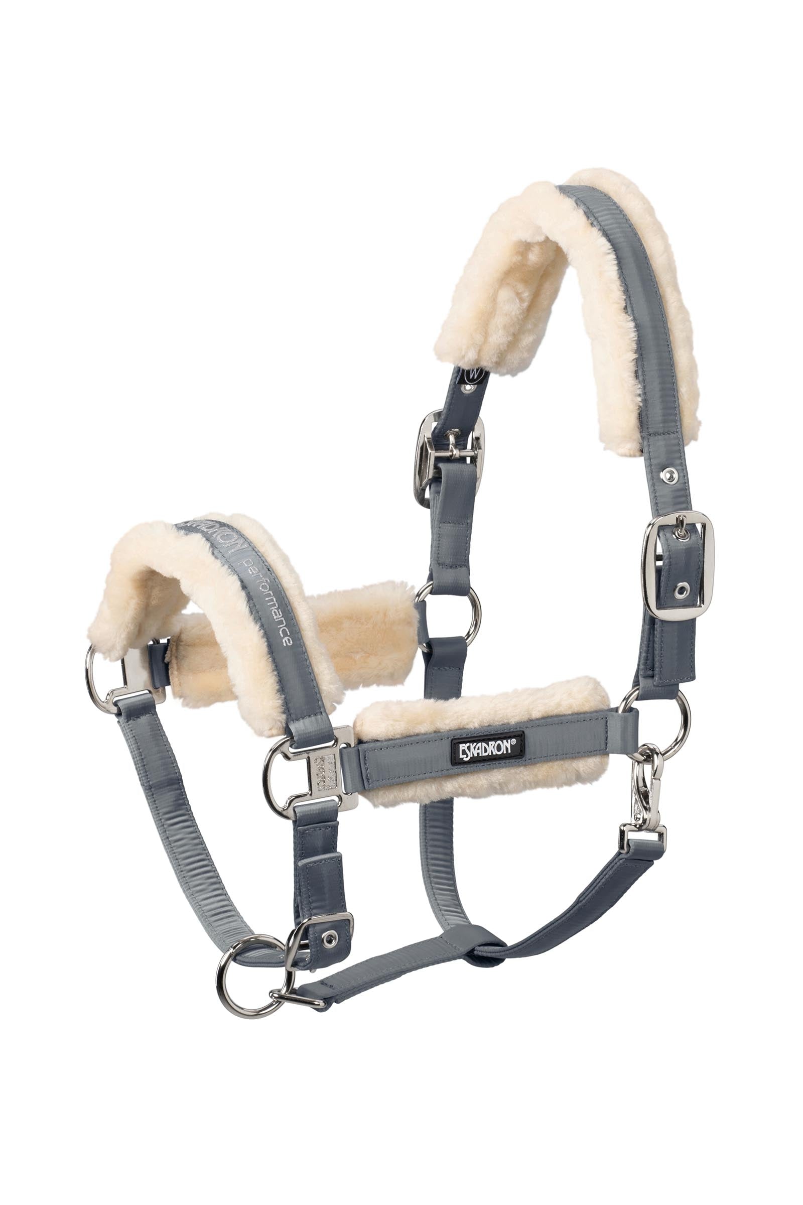 Eskadron Faux Fur Halter Double Pin Antifly Protection for Horses