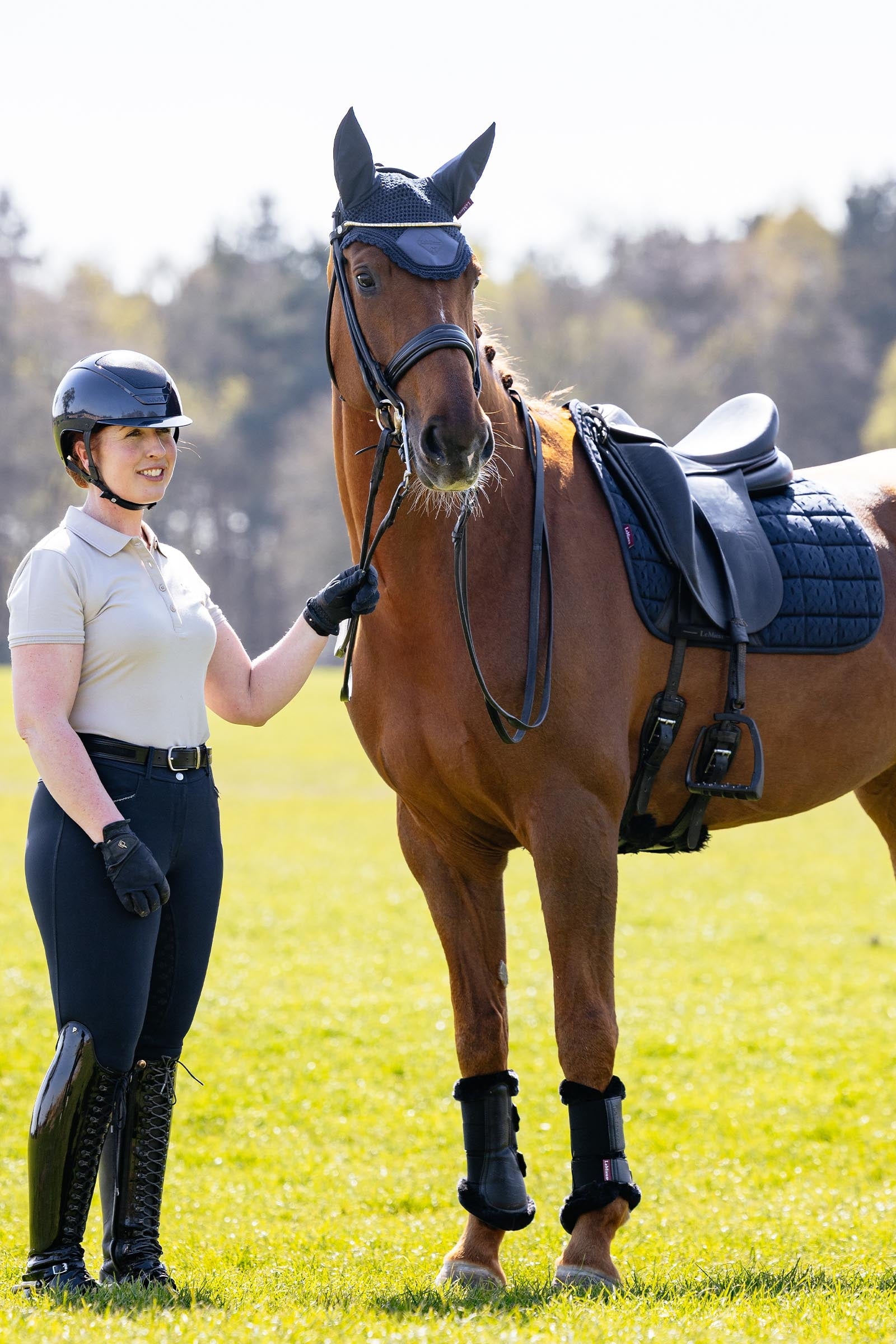 LeMieux 3D Mesh Self-Cool Dressage Saddle Pad Saddle Pads