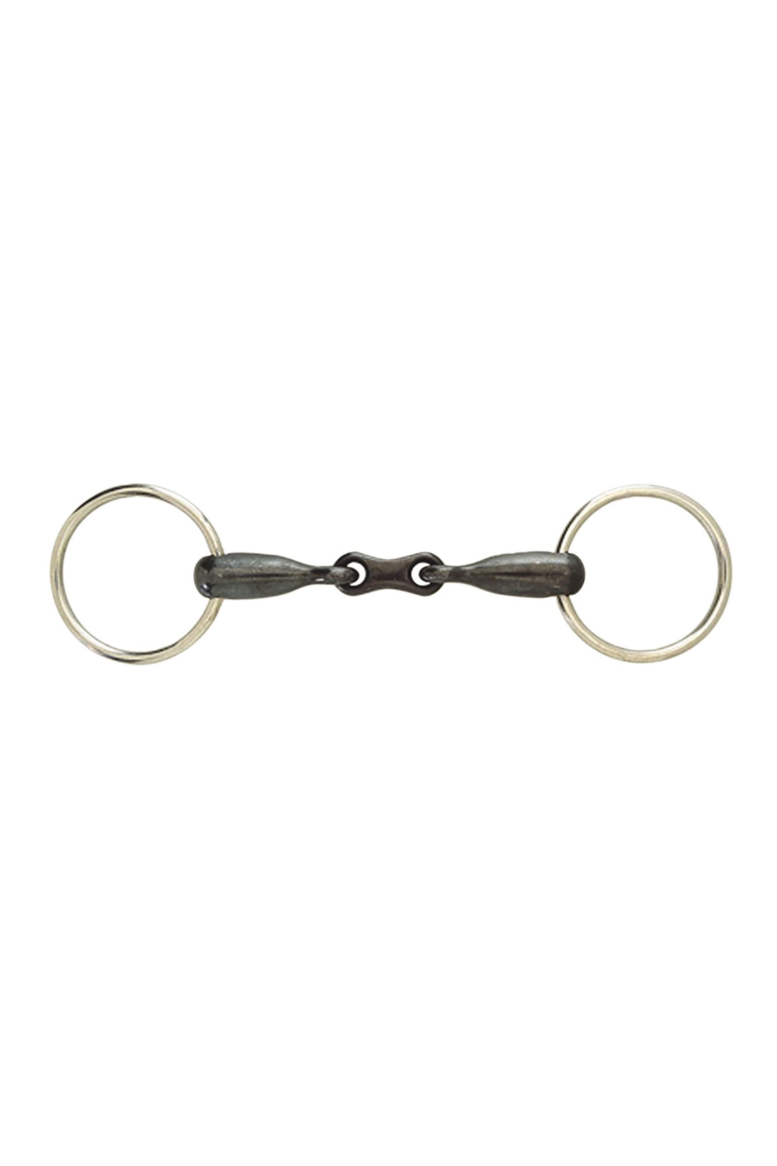 Korsteel Sweet Iron French Link Loose Ring Snaffle Bit Horse Bits