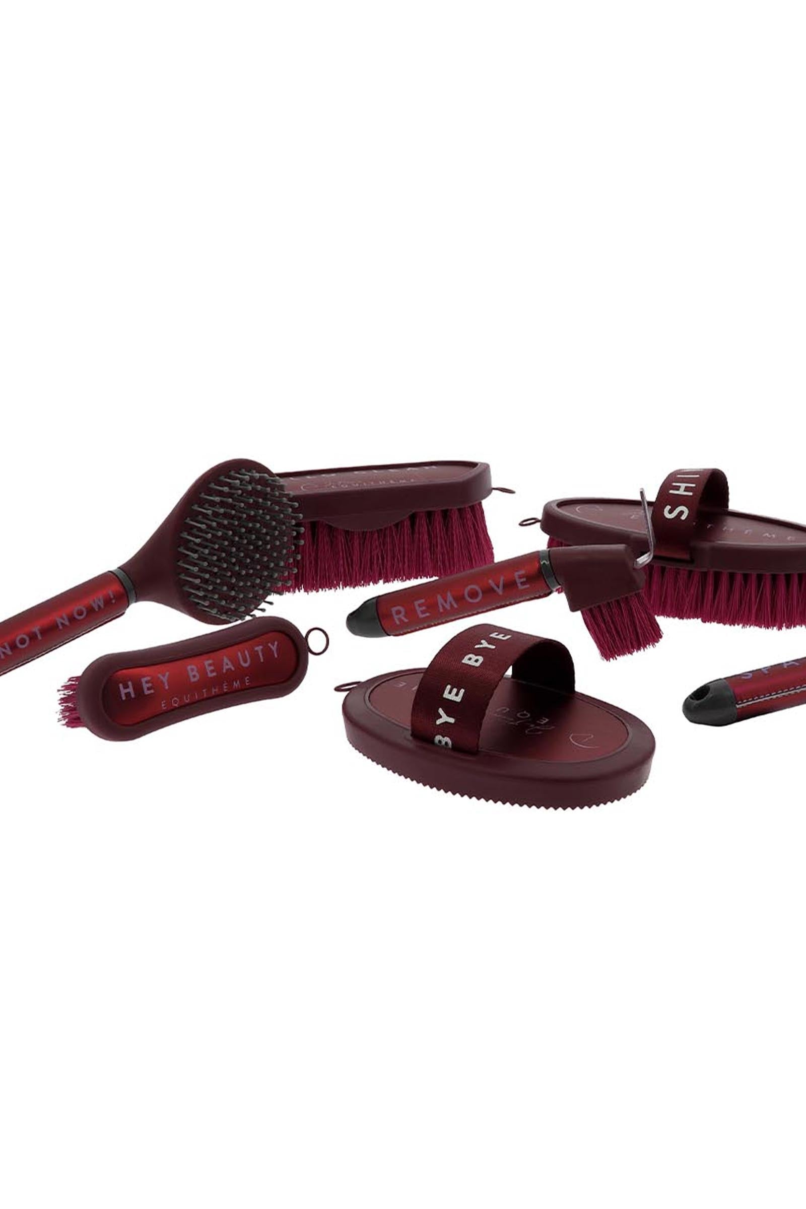 EQUITHÈME Je t'aime Head Brush Horse Grooming Tools
