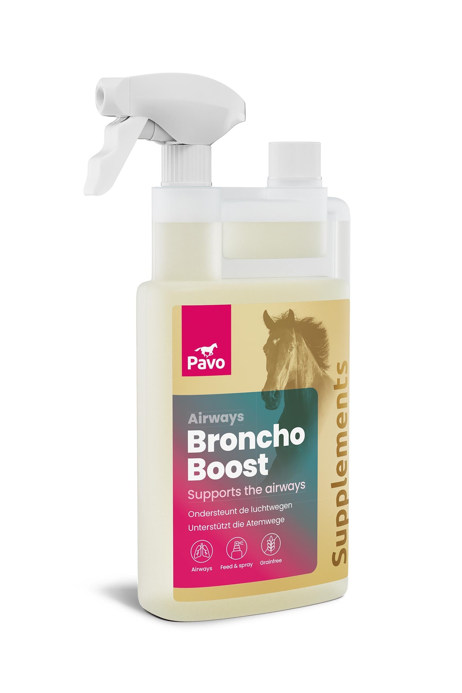 Pavo BronchoBoost, 1 L Horse Feed & Nutrition