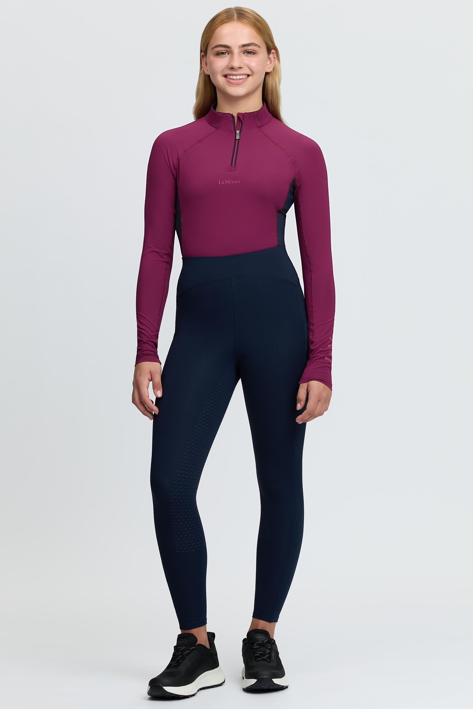 LeMieux Young Rider Nell Brushed Breeches With Full Seat Kids Apparel