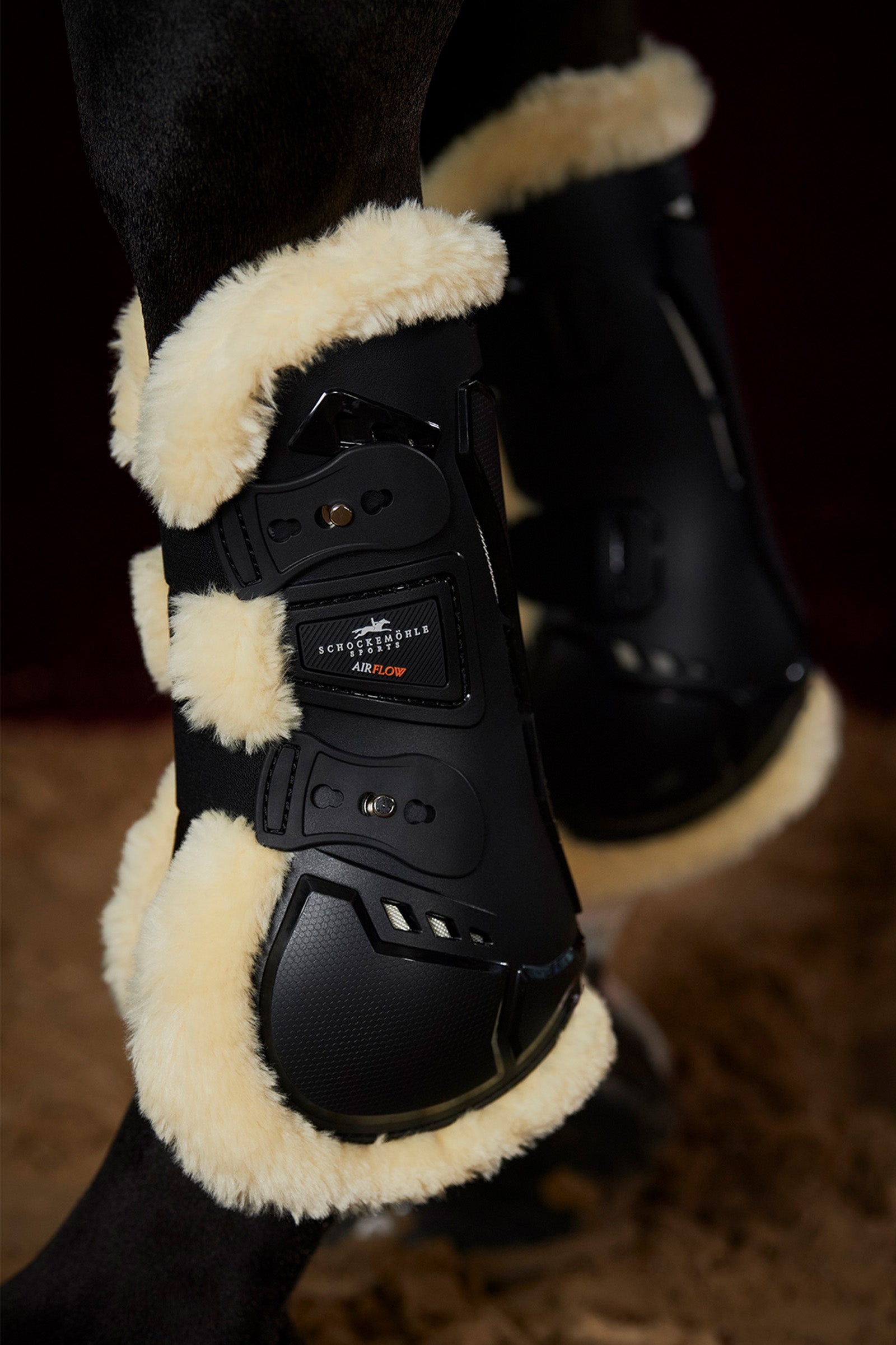 Schockemöhle Sports Air Flow Champion Tendon Boots Fur Leg & Hoof Protection