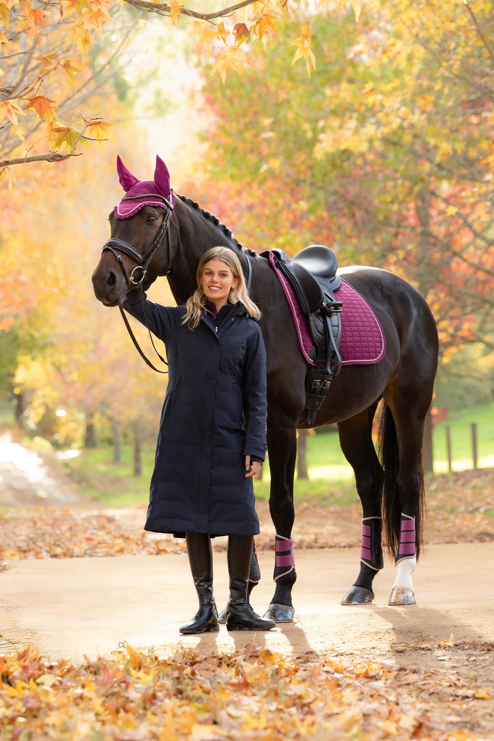 LeMieux Suede Square Dressage Saddle Pad Saddle Pads
