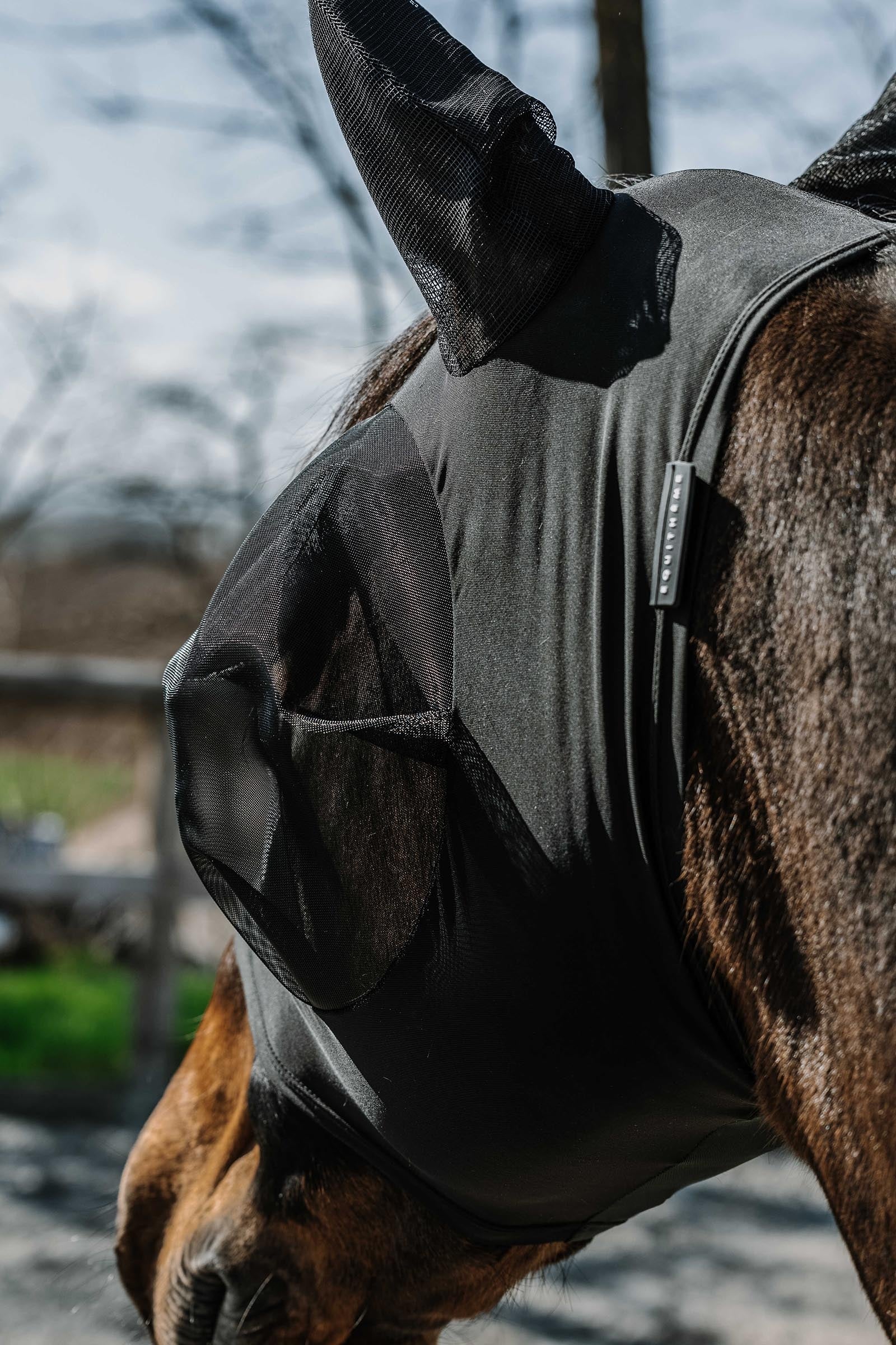 EQUITHÈME Lycra Antifly / UV Mask Antifly Protection for Horses