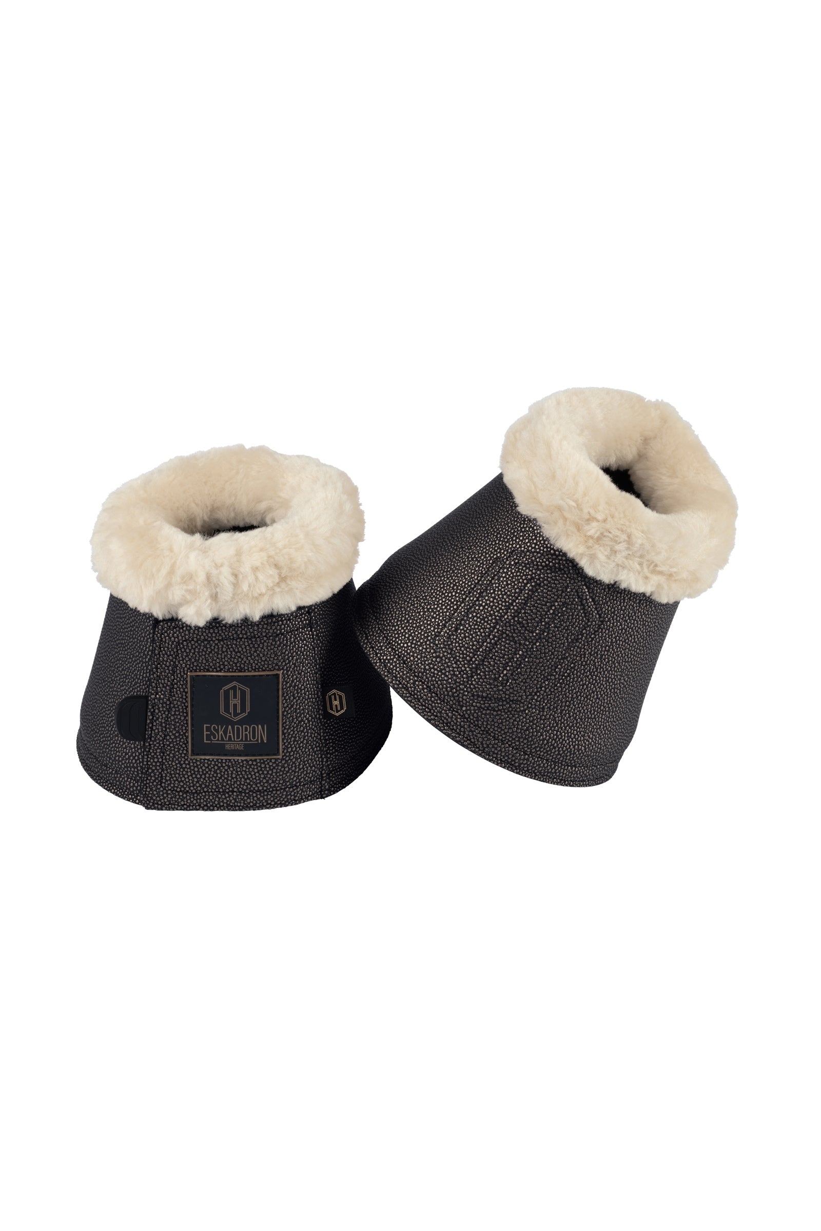 Eskadron Heritage AW24 Stingray Fauxfur Bell Boots Leg Protection & Hoof Protection for Horses