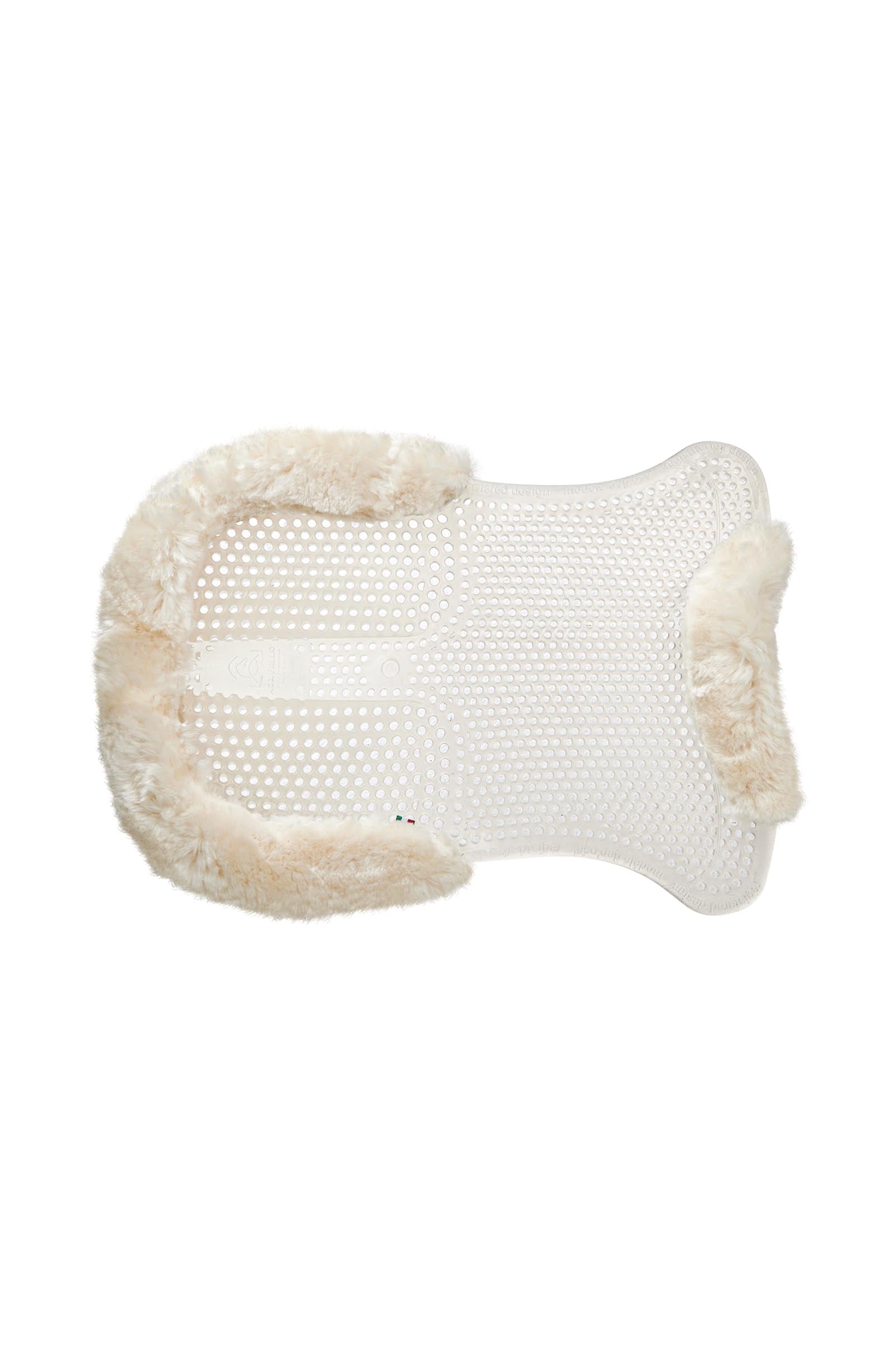 Acavallo Gel Non Slip Classic With Sheepskin Cut-Out Rear Riser Saddle Pads