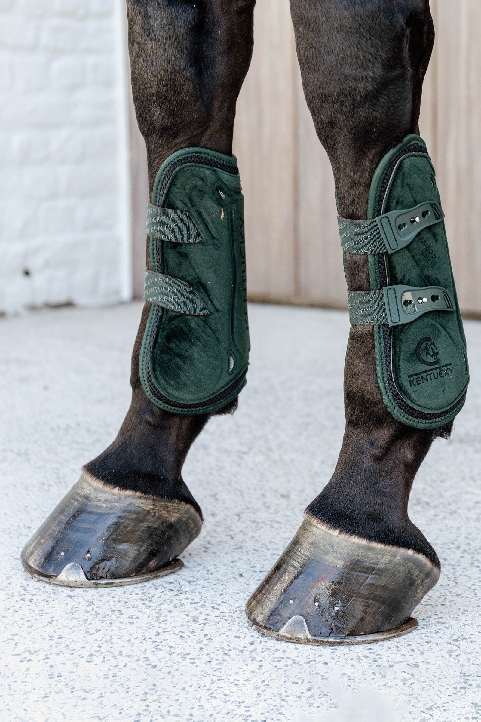 Kentucky Horsewear Bamboo Elastic Velvet Tendon Boots Leg & Hoof Protection