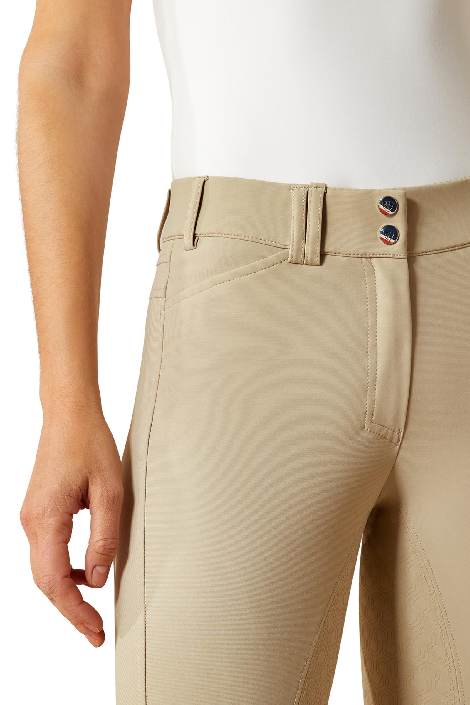 Ariat Tri Factor Women's Full Seat Breeches With Silicone Grip Womens Breeches