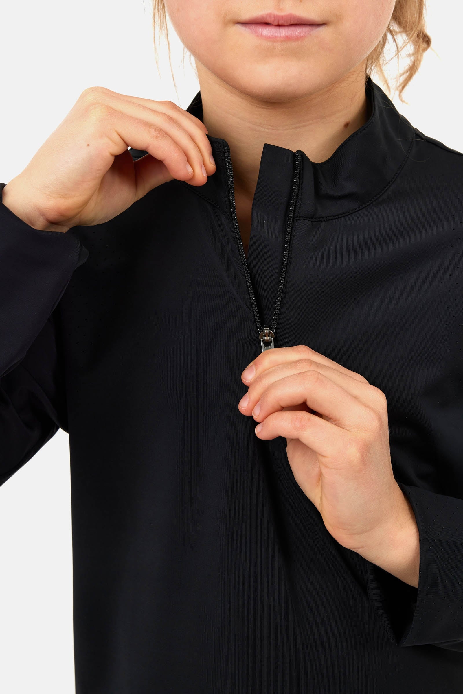 Horze Young Rider Emmie Cooling Training Shirt with Long Sleeves Kids Apparel