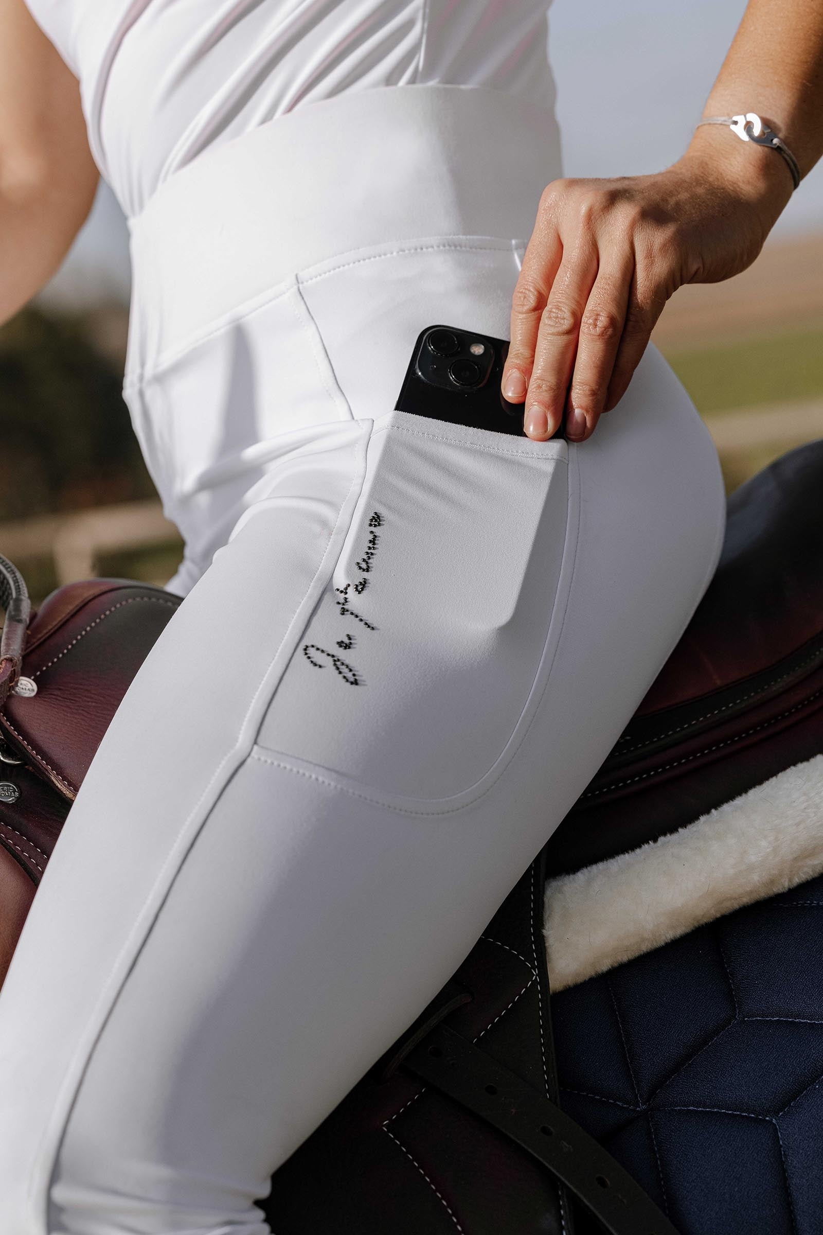 EQUITHÈME Flora Je T'aime Women´s Full Grip Riding Leggings Womens Breeches