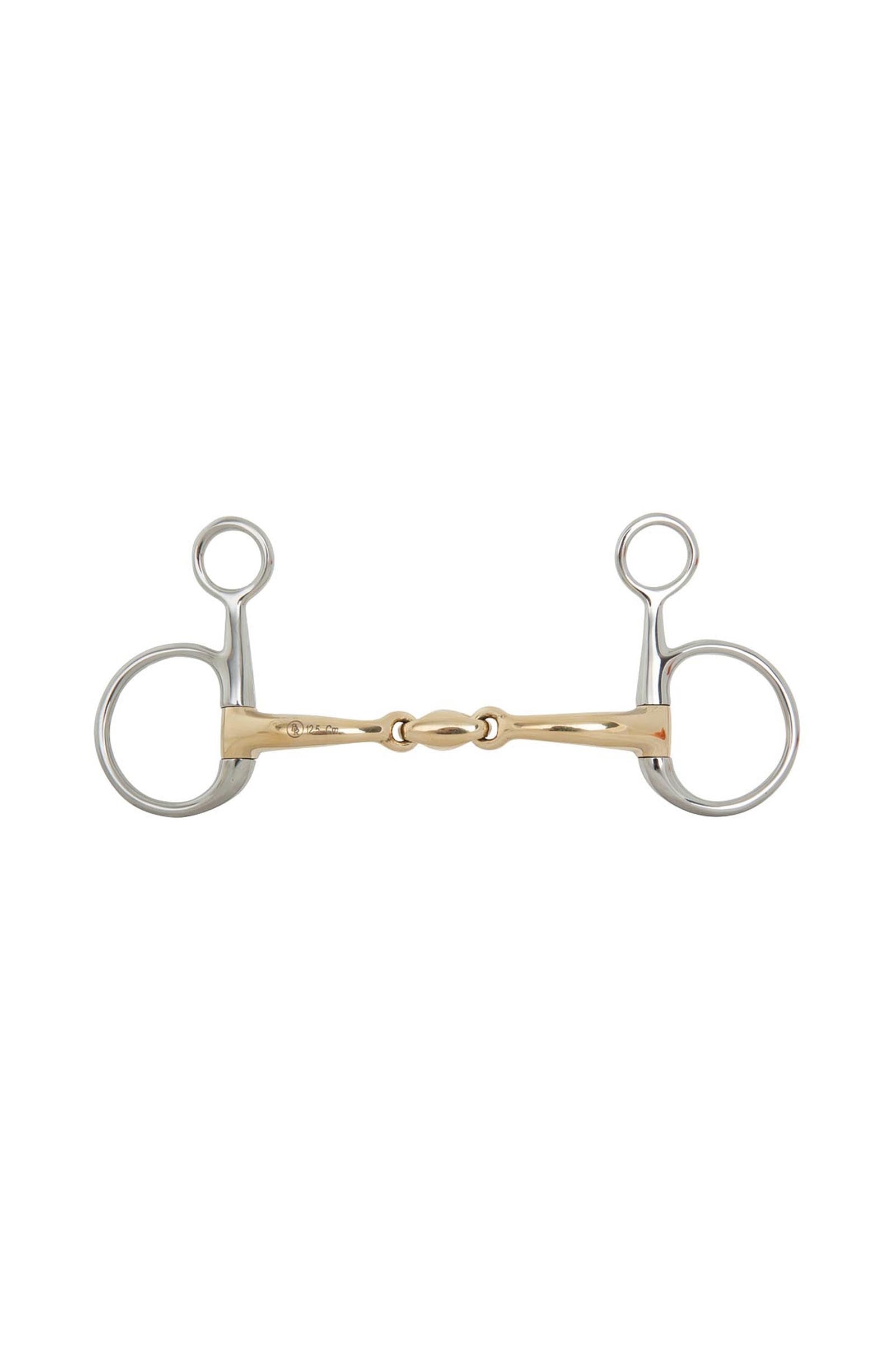 BR Soft Contact Hanging Cheek Double Jtd., 14 mm, Cheeks 110 mm Horse Bits