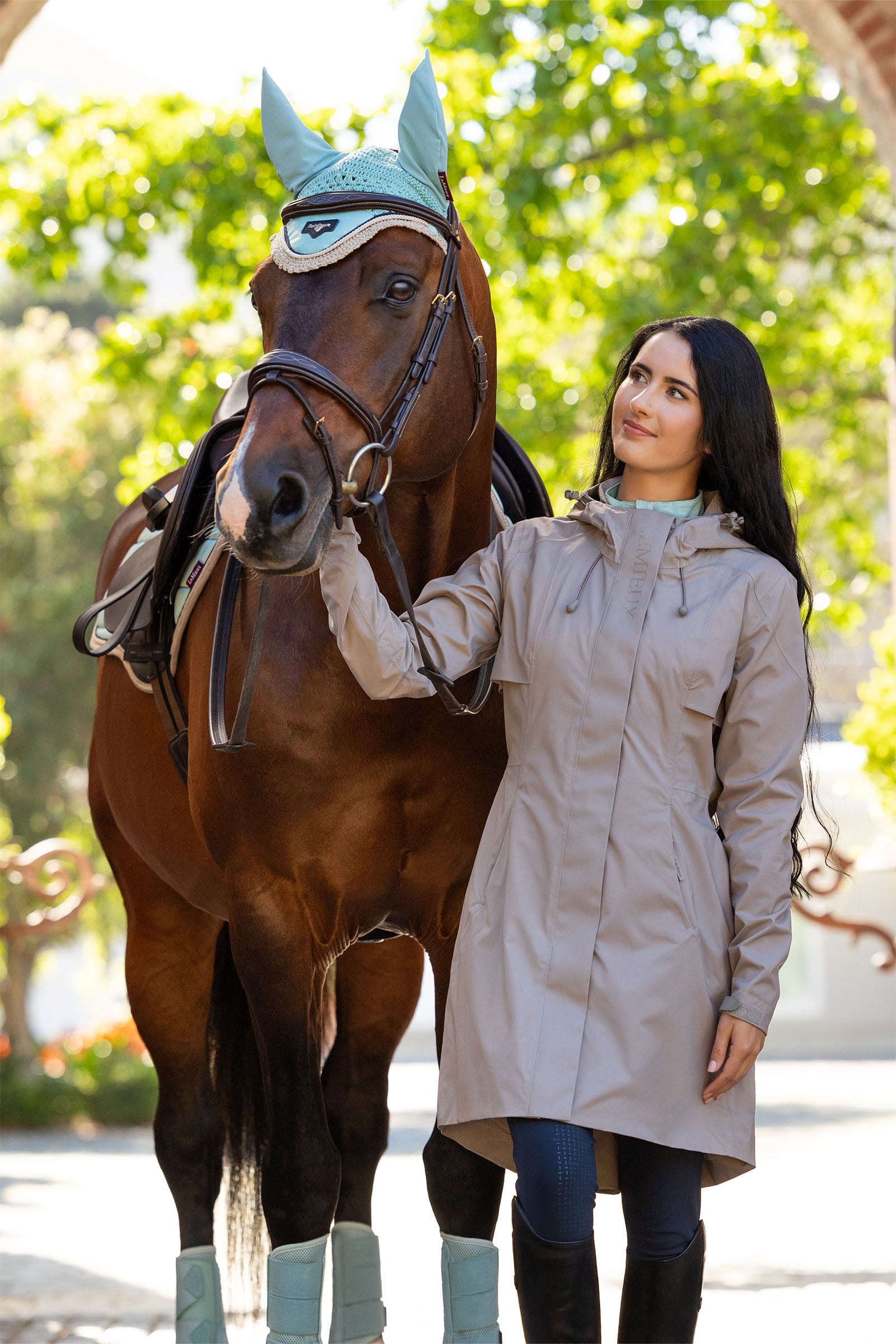LeMieux Grace Women's Long Rain Jacket Women’s Riding Clothing