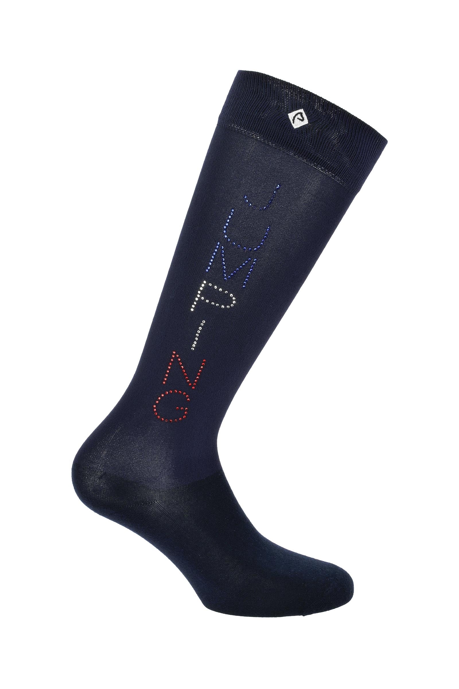EQUITHÈME Jeanne Jump Riding Socks With Rhinestones Socks