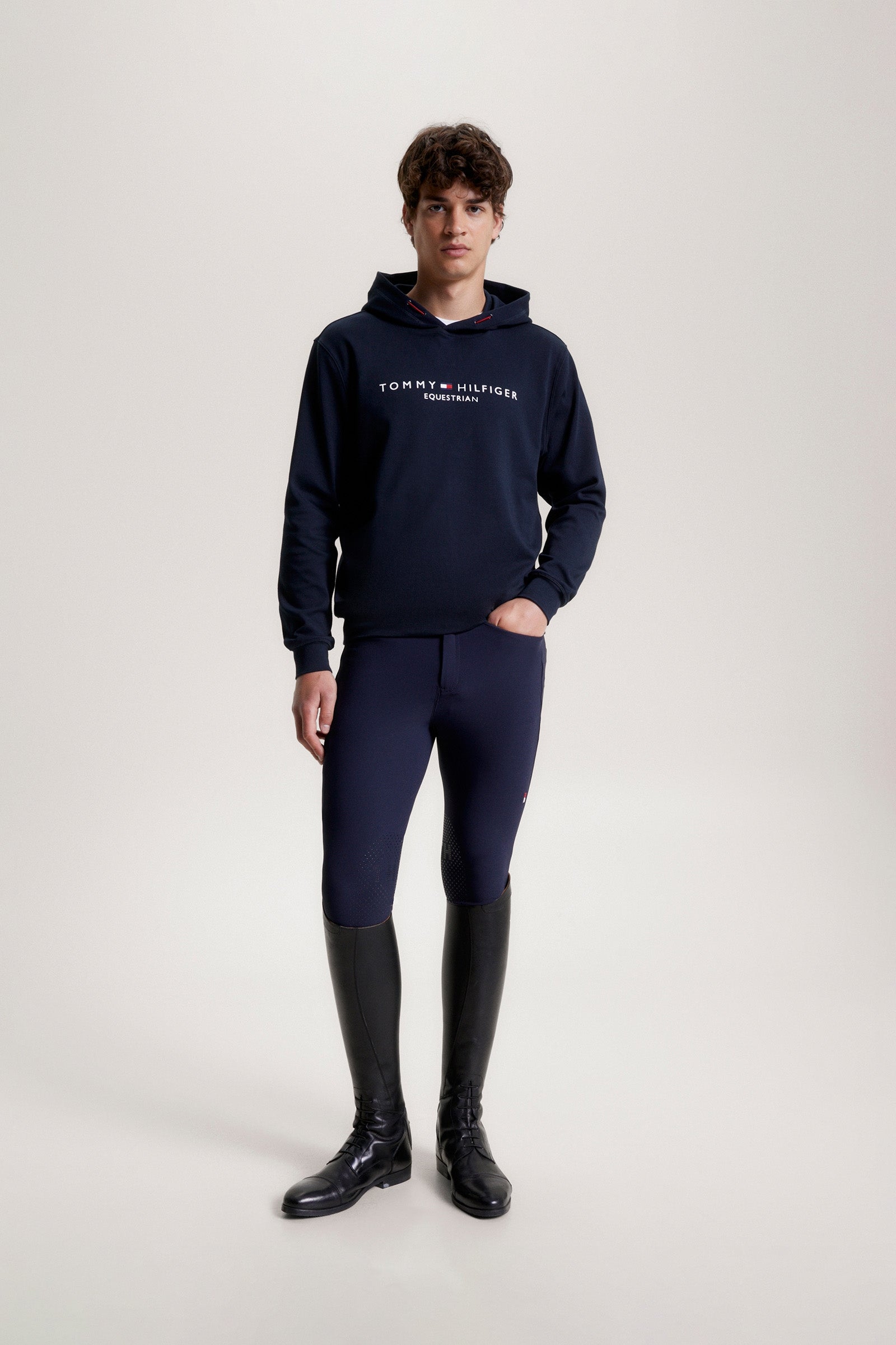 Tommy Hilfiger Equestrian Williamsburg Graphic Hoodie Mens Riding Clothing