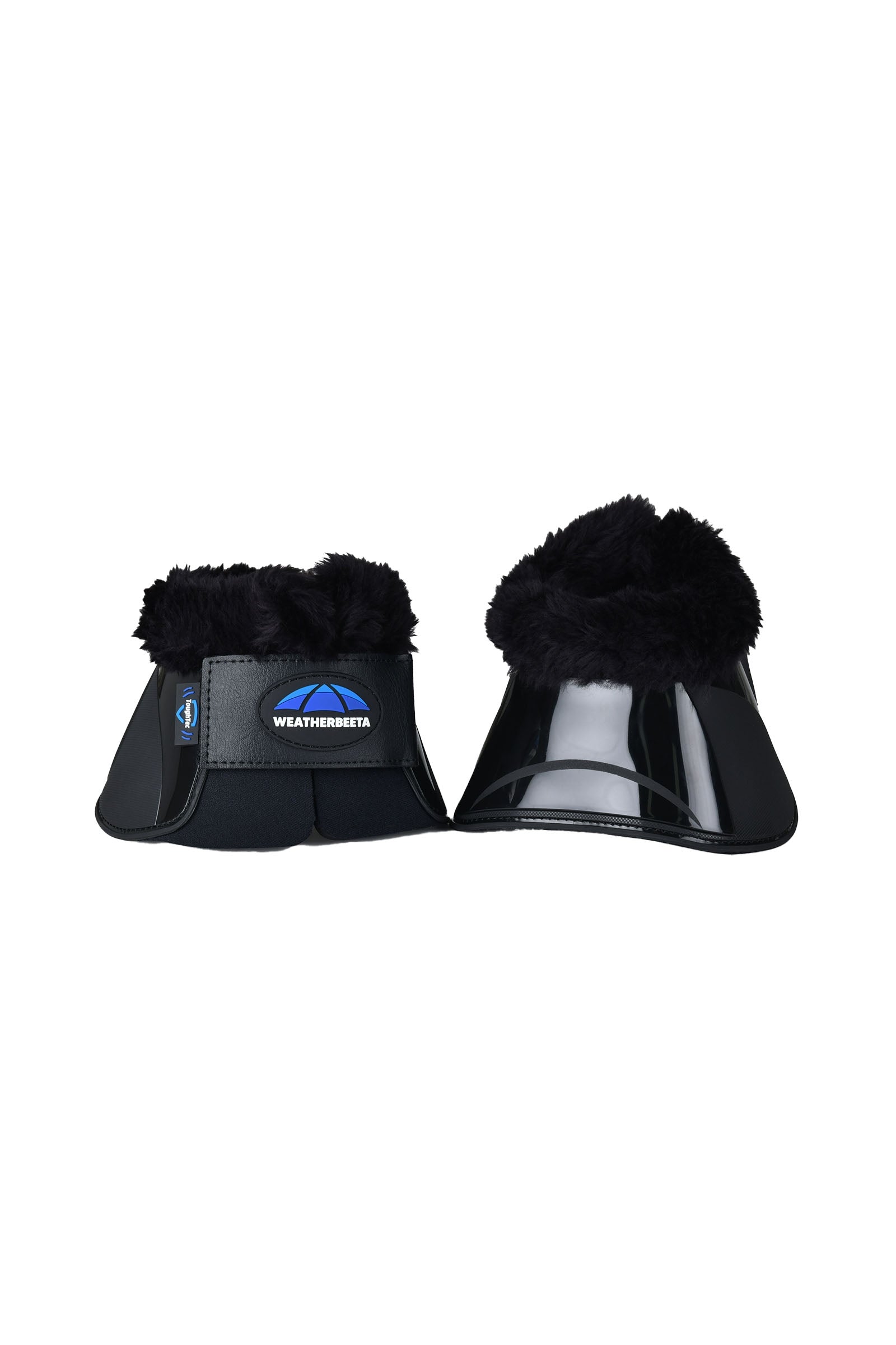 Weatherbeeta Tough-Tec Impact Fleece Trim Bell Boots Leg & Hoof Protection
