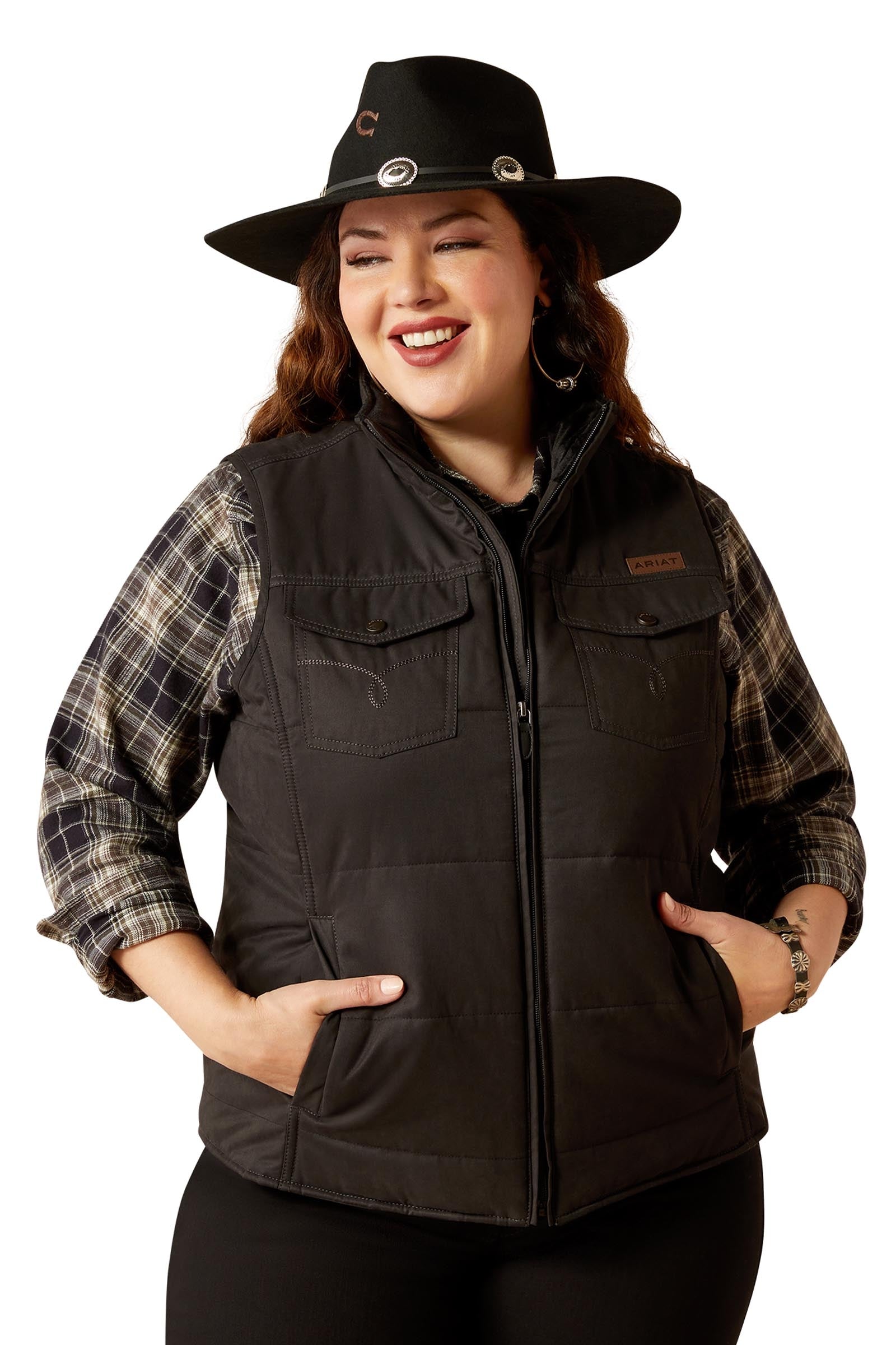 Ariat Grizzly Women's Quilted Vest Women’s Riding Clothing