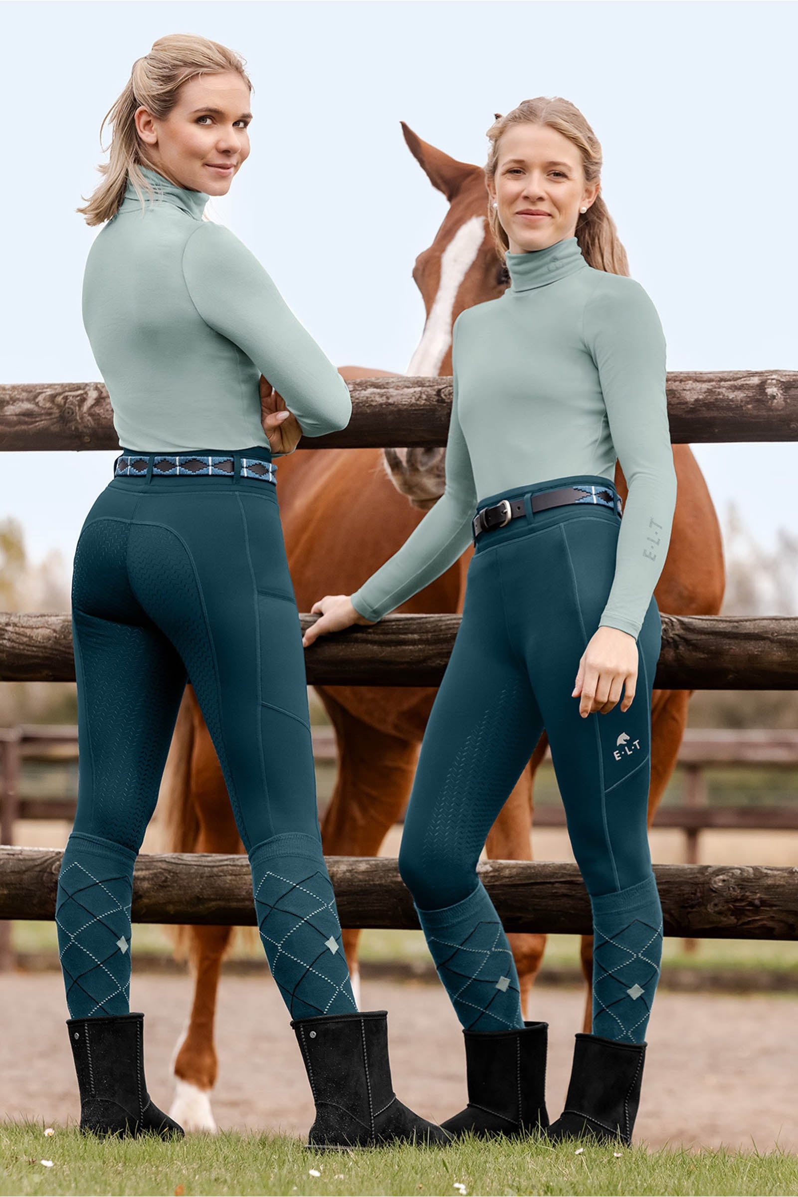 ELT Ella Women's Full Grip Thermo Riding Tights Womens Breeches