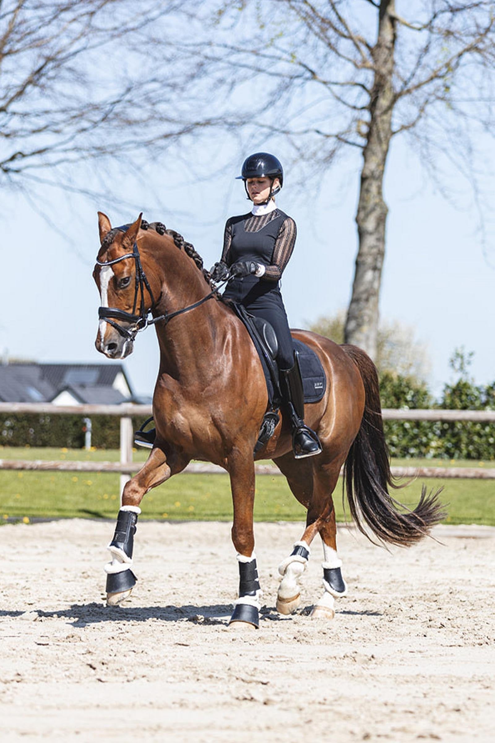 Anky ANKY Bell Boots With Neoprene Lining & Faux Fur Leg & Hoof Protection