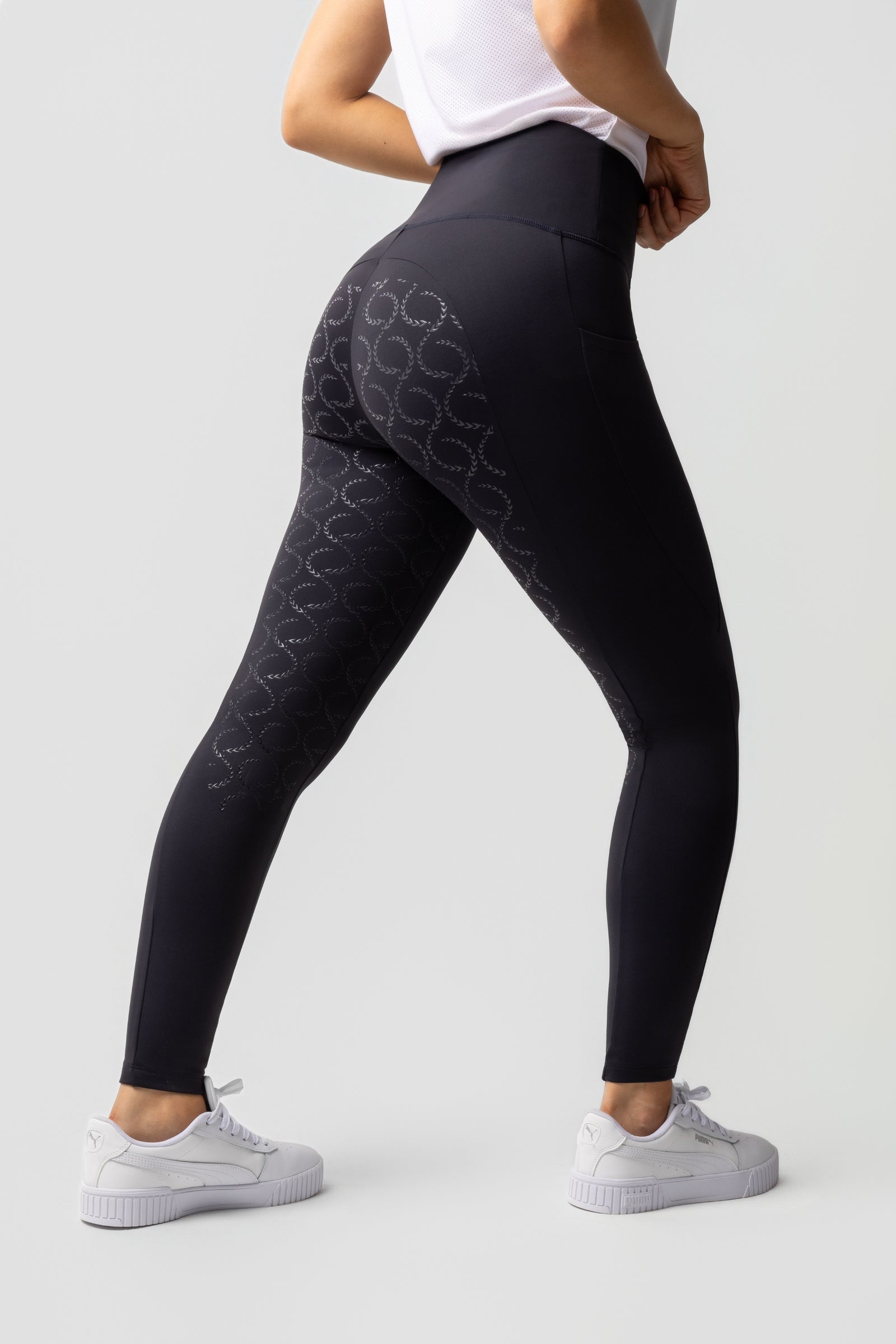 Horze Gillian Women's Thermo Fullgrip Tights Womens Breeches
