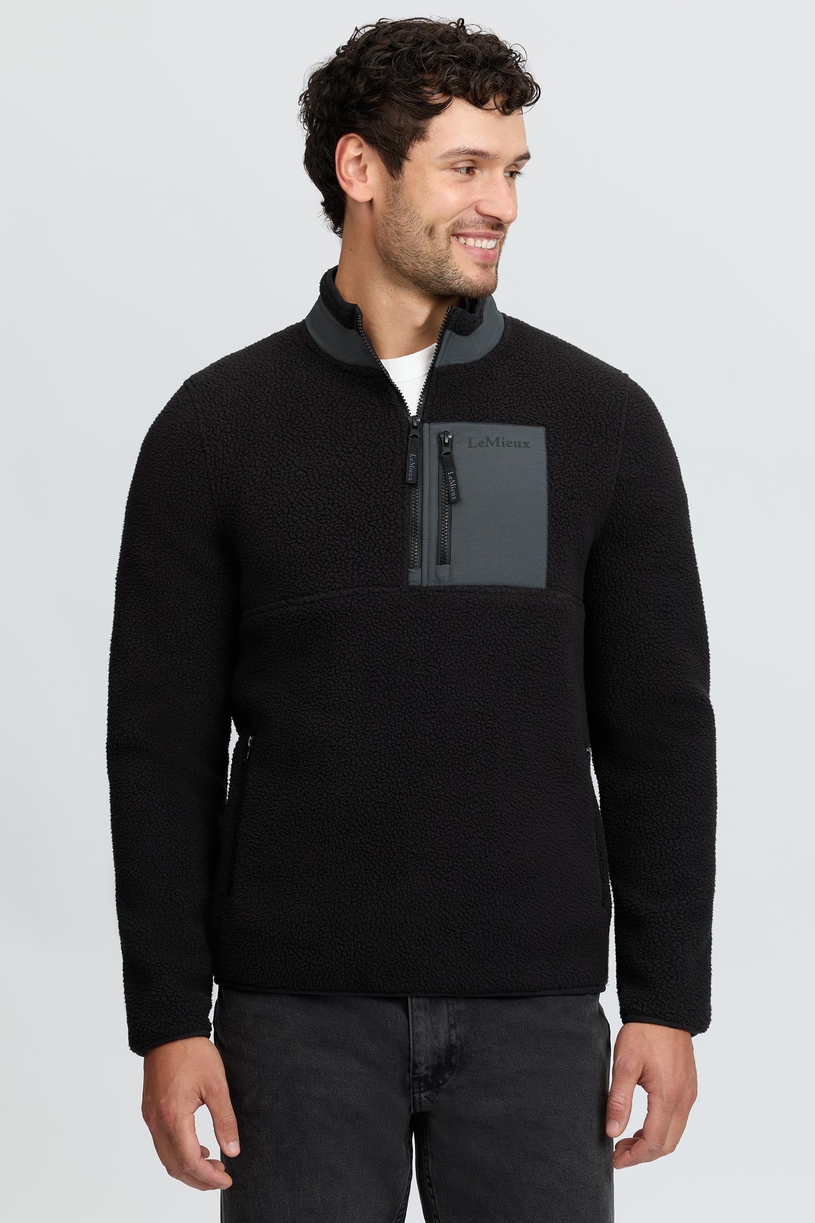 LeMieux Borg Men´s Half Zip Sweatshirt Mens Riding Clothing