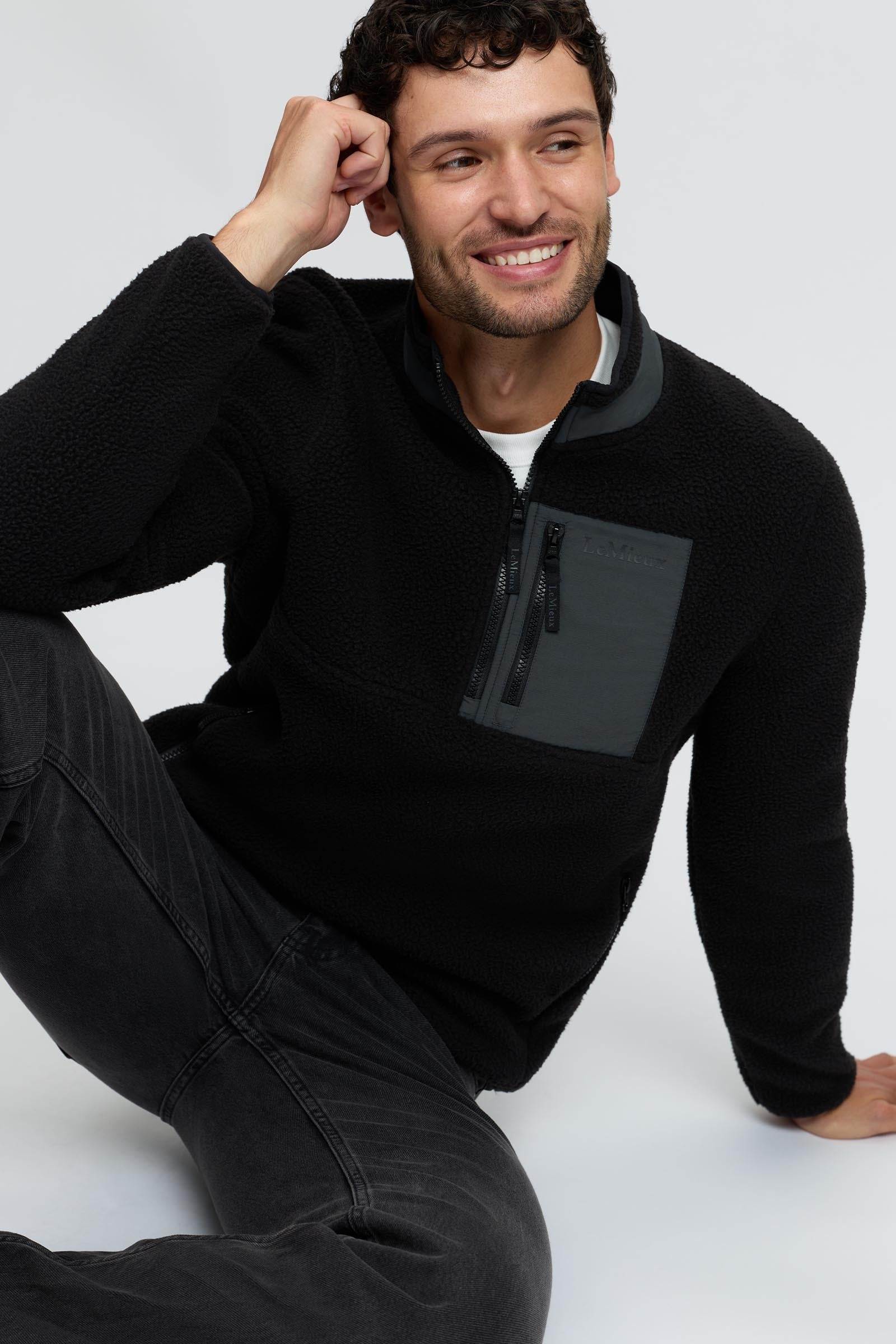 LeMieux Borg Men´s Half Zip Sweatshirt Mens Riding Clothing