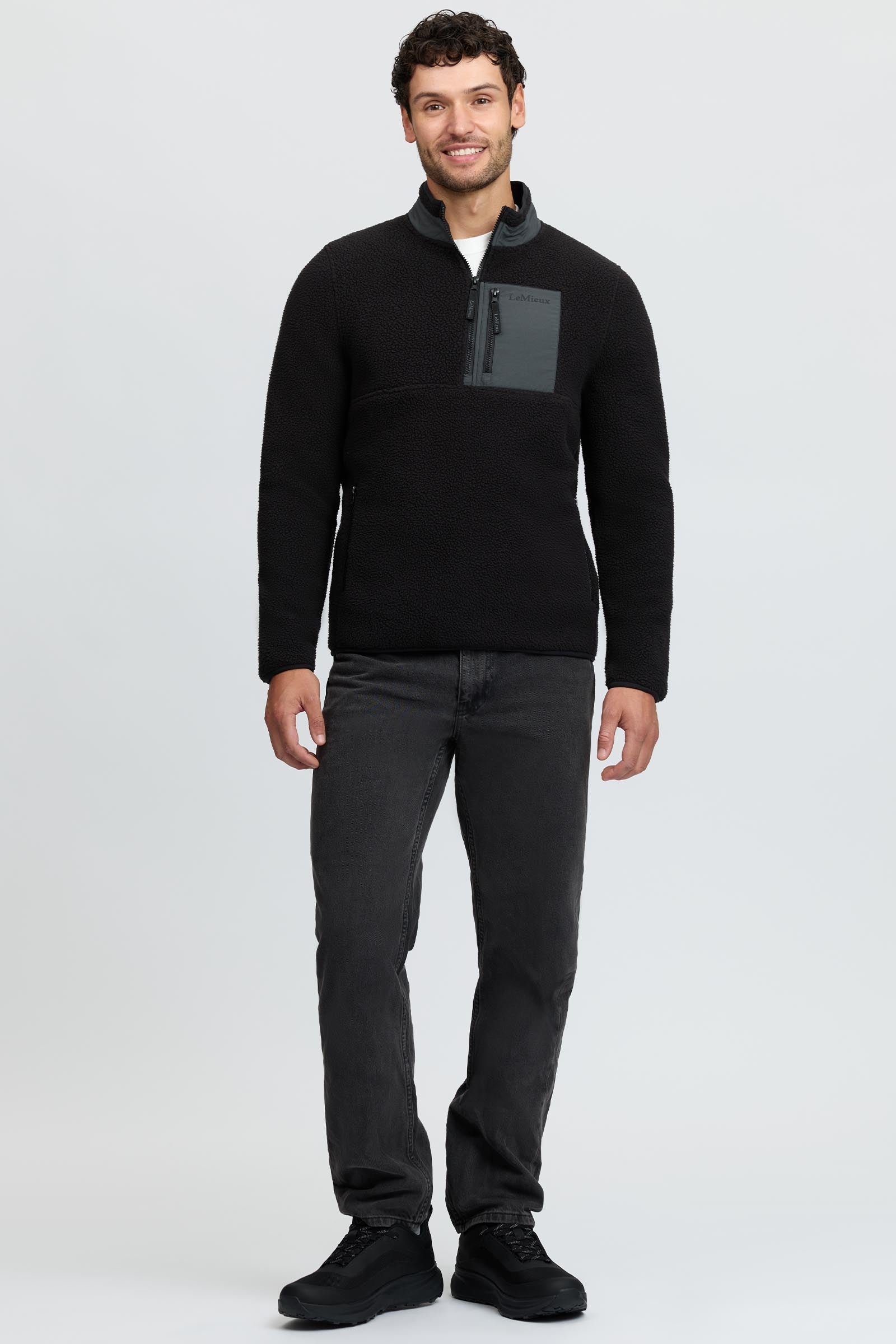 LeMieux Borg Men´s Half Zip Sweatshirt Mens Riding Clothing