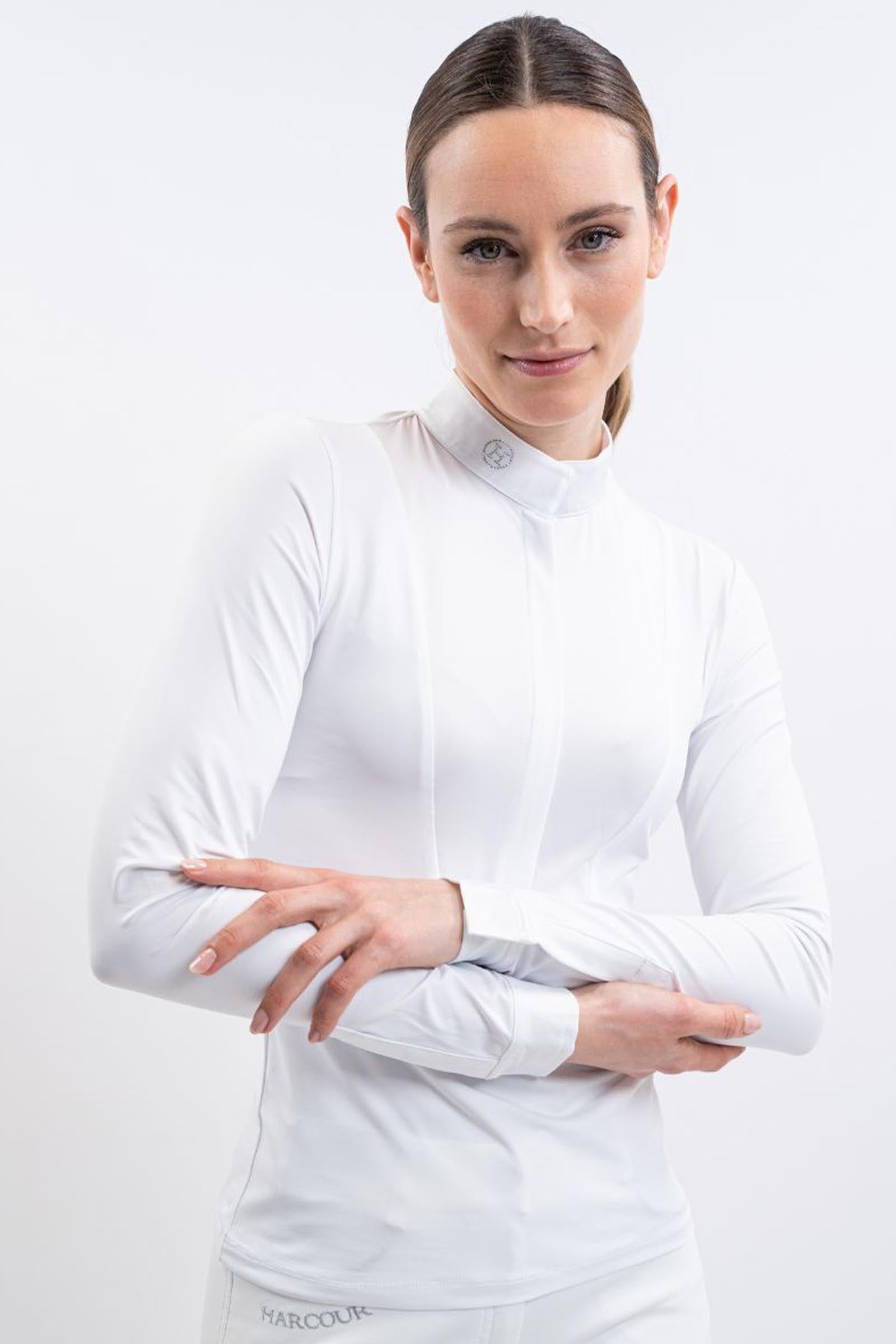Harcour Stella Women's Competition Polo LS Women’s Riding Clothing