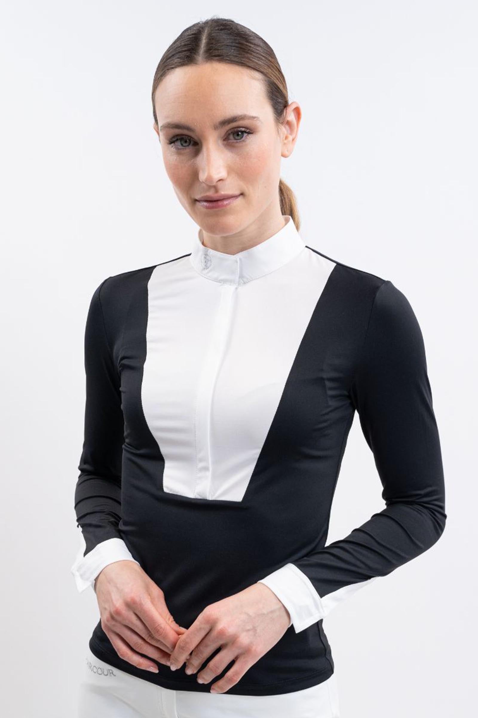 Harcour Stella Women's Competition Polo LS Women’s Riding Clothing