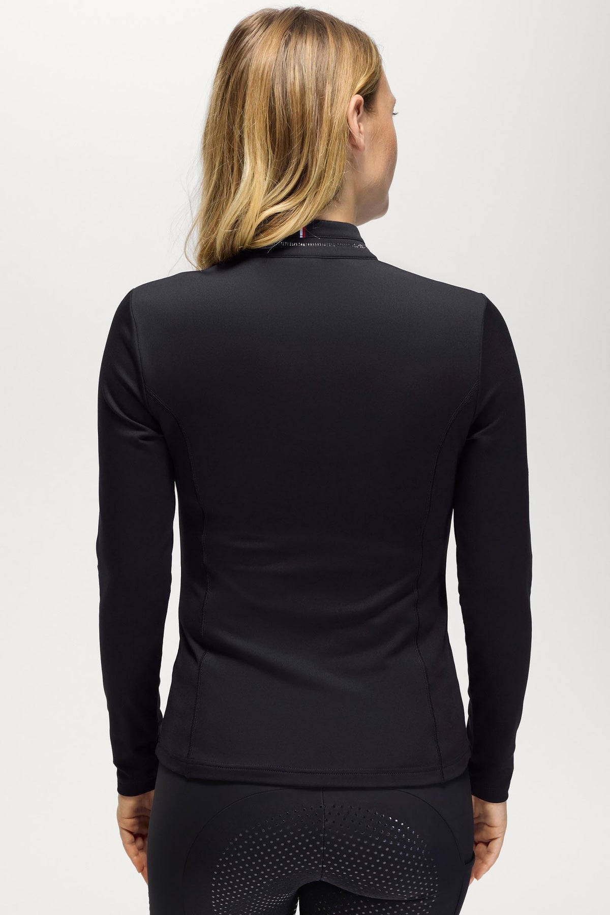 Tommy Hilfiger Equestrian Cady Women 1/4 Zip Rhinestone Training Top Women’s Riding Clothing
