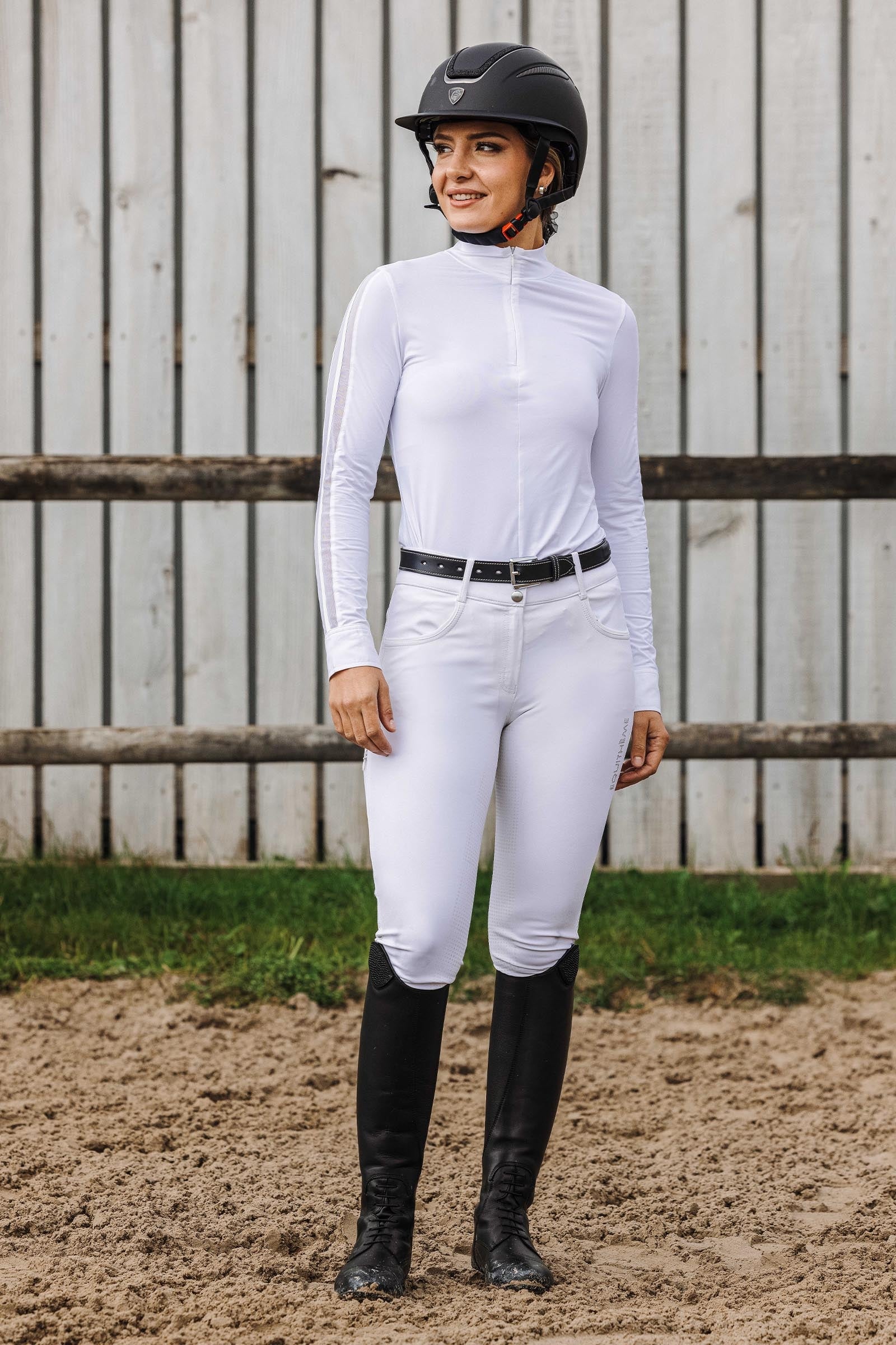EQUITHÈME Estoril Women´s Longsleeve Show Polo Shirt Women’s Riding Clothing