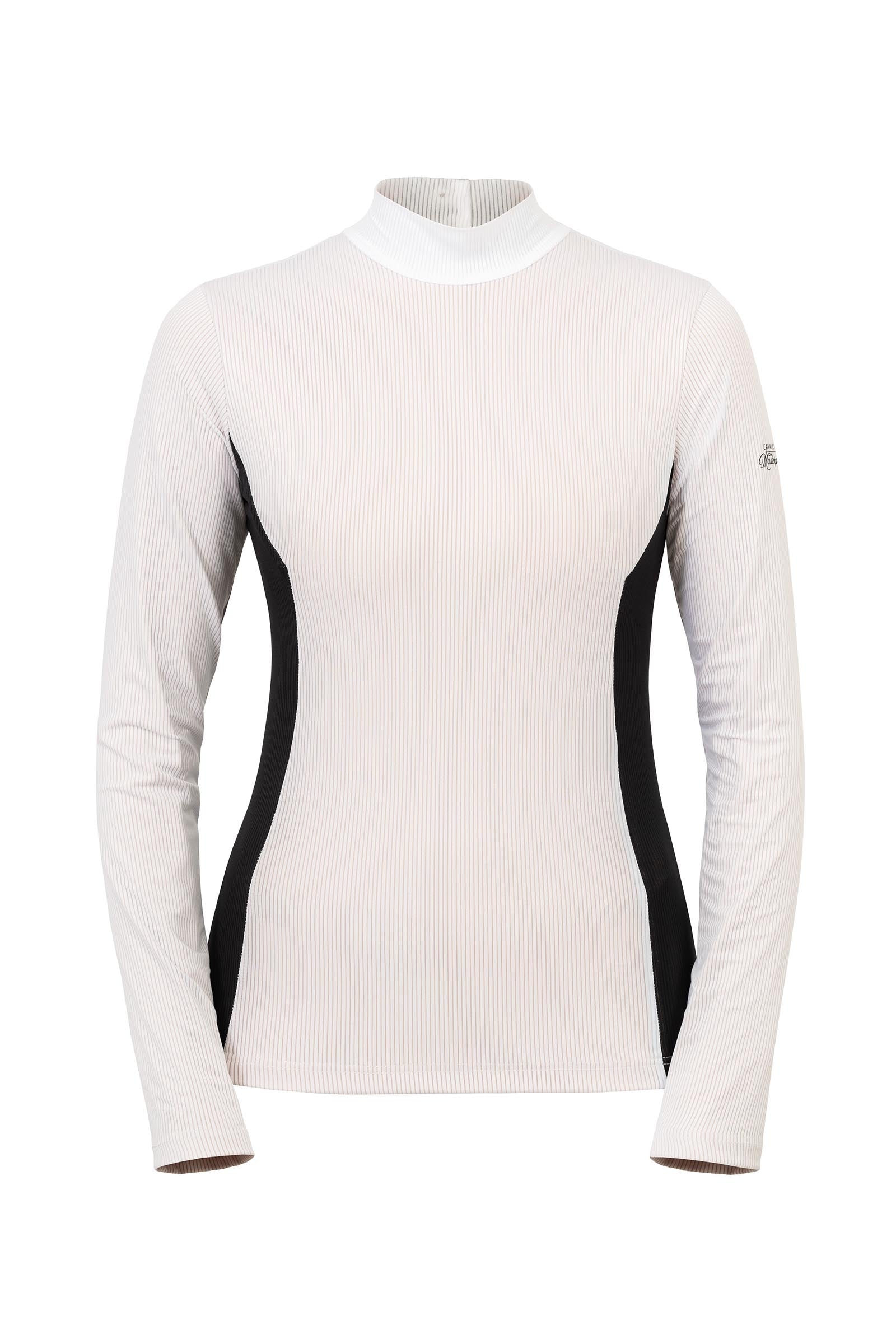 Cavalliera Riding Show Shirt  Elegant Stripe, Women's Long Sleeve Women’s Riding Clothing