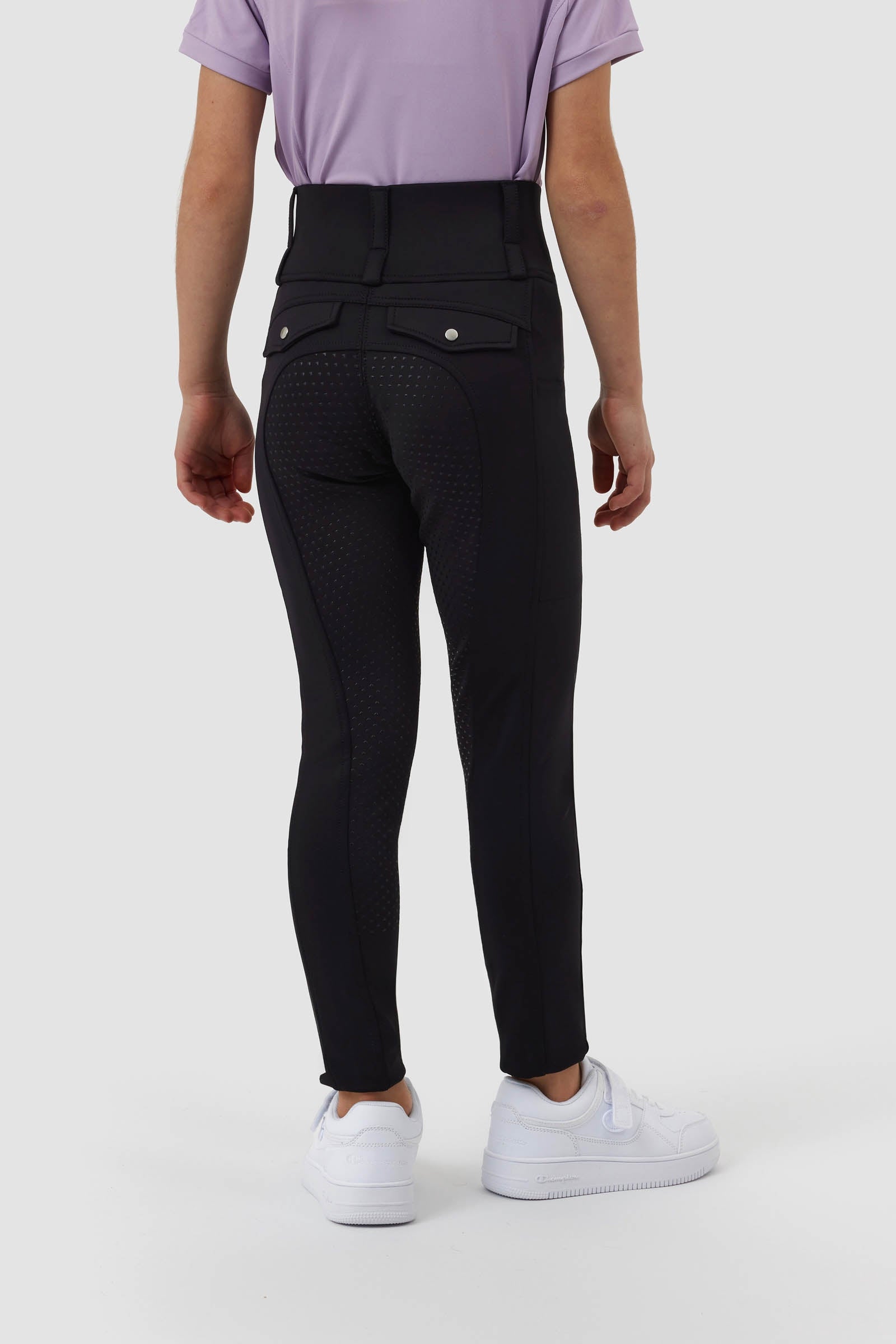 Horze Young Rider Anya Hybrid Fullgrip Riding Tights Kids Apparel