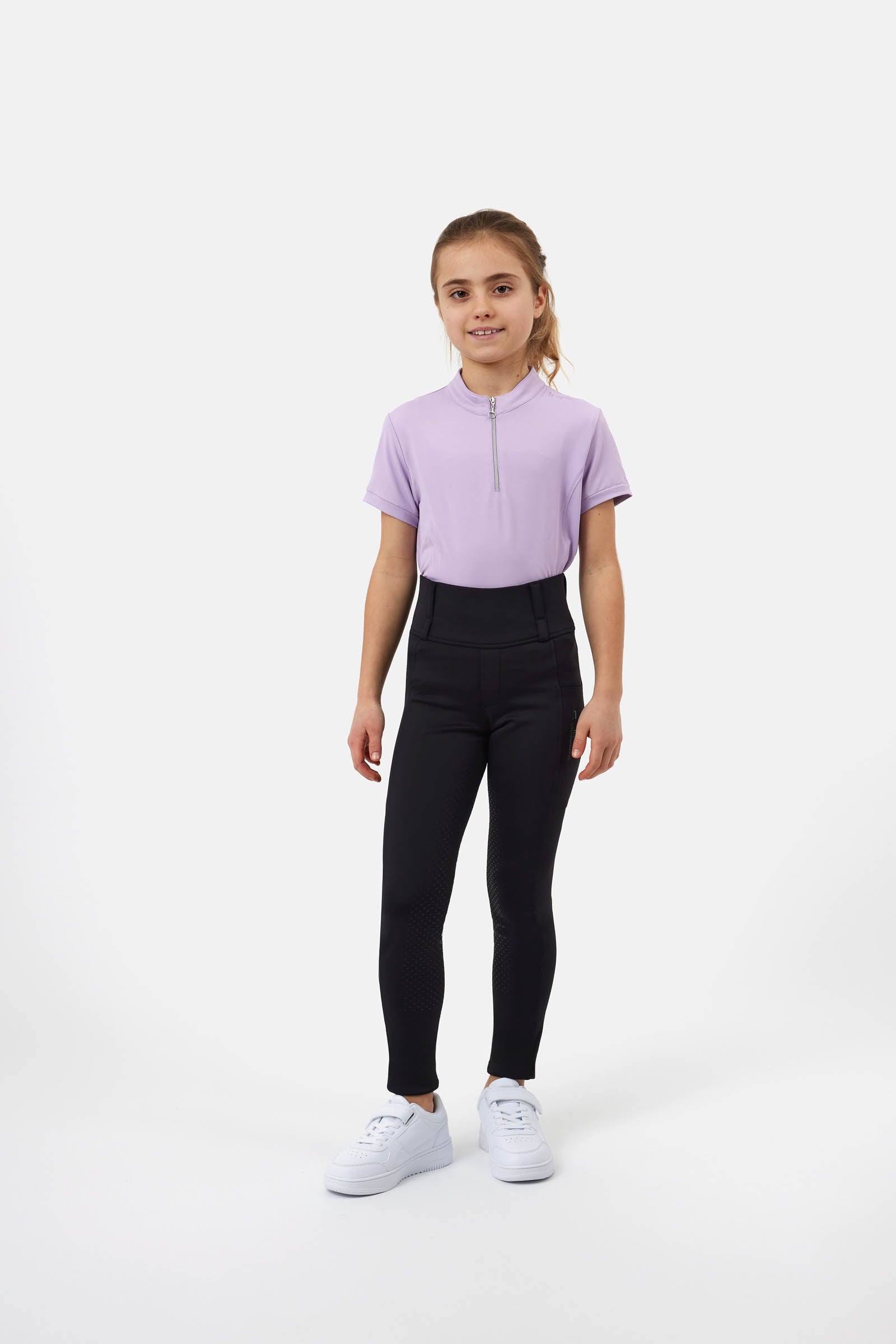 Horze Young Rider Anya Hybrid Fullgrip Riding Tights Kids Apparel