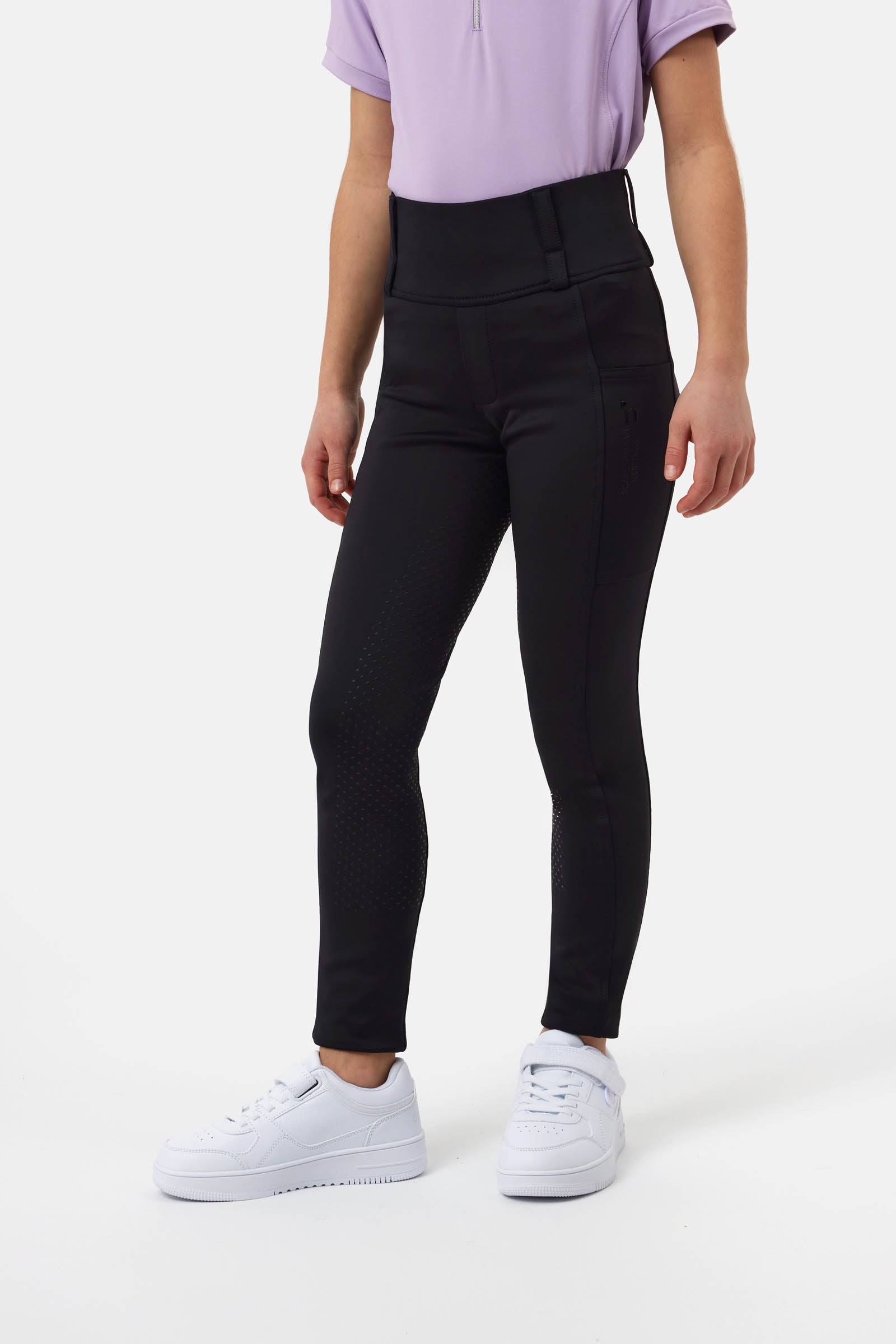 Horze Young Rider Anya Hybrid Fullgrip Riding Tights Kids Apparel