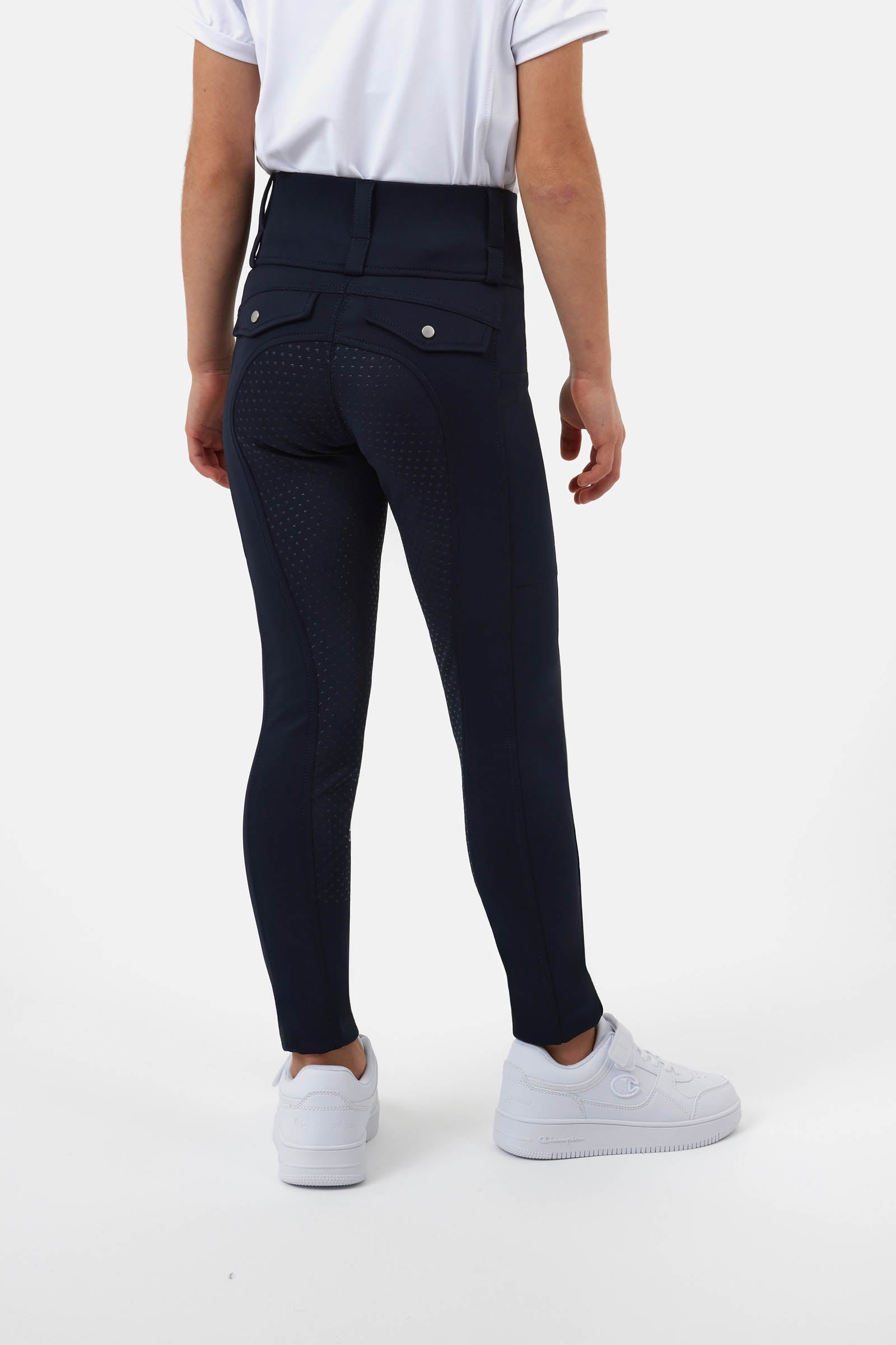 Horze Young Rider Anya Hybrid Fullgrip Riding Tights Kids Apparel