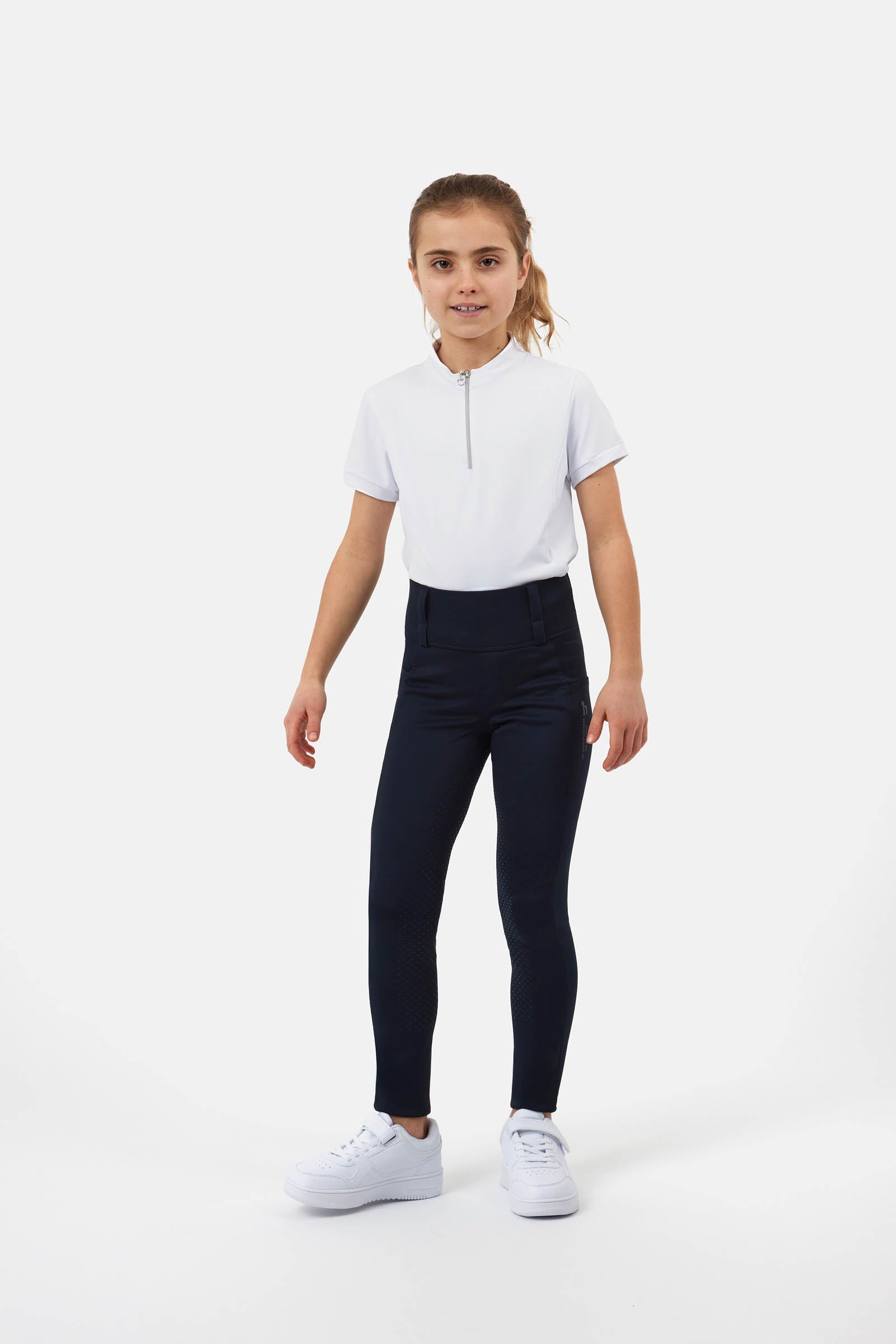 Horze Young Rider Anya Hybrid Fullgrip Riding Tights Kids Apparel