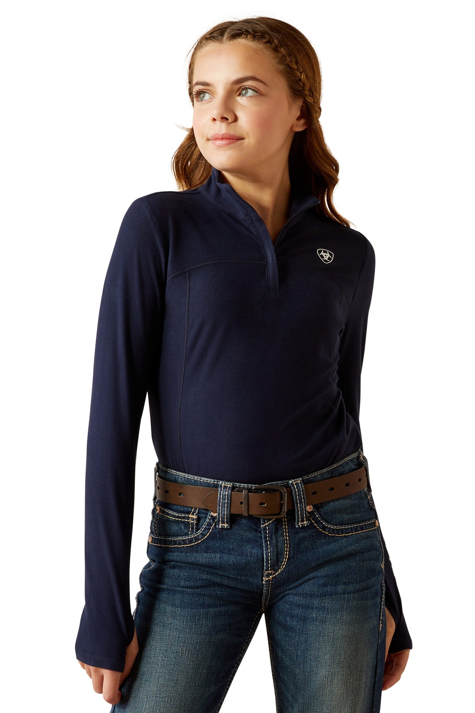 Ariat Lowell 3.0 Kid´s 1/4 Zip Baselayer Shirt Kids Apparel