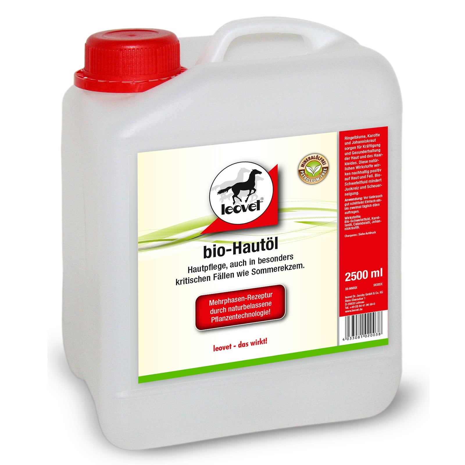 Leovet bio-Skin Oil 2500ml Horse Health Care