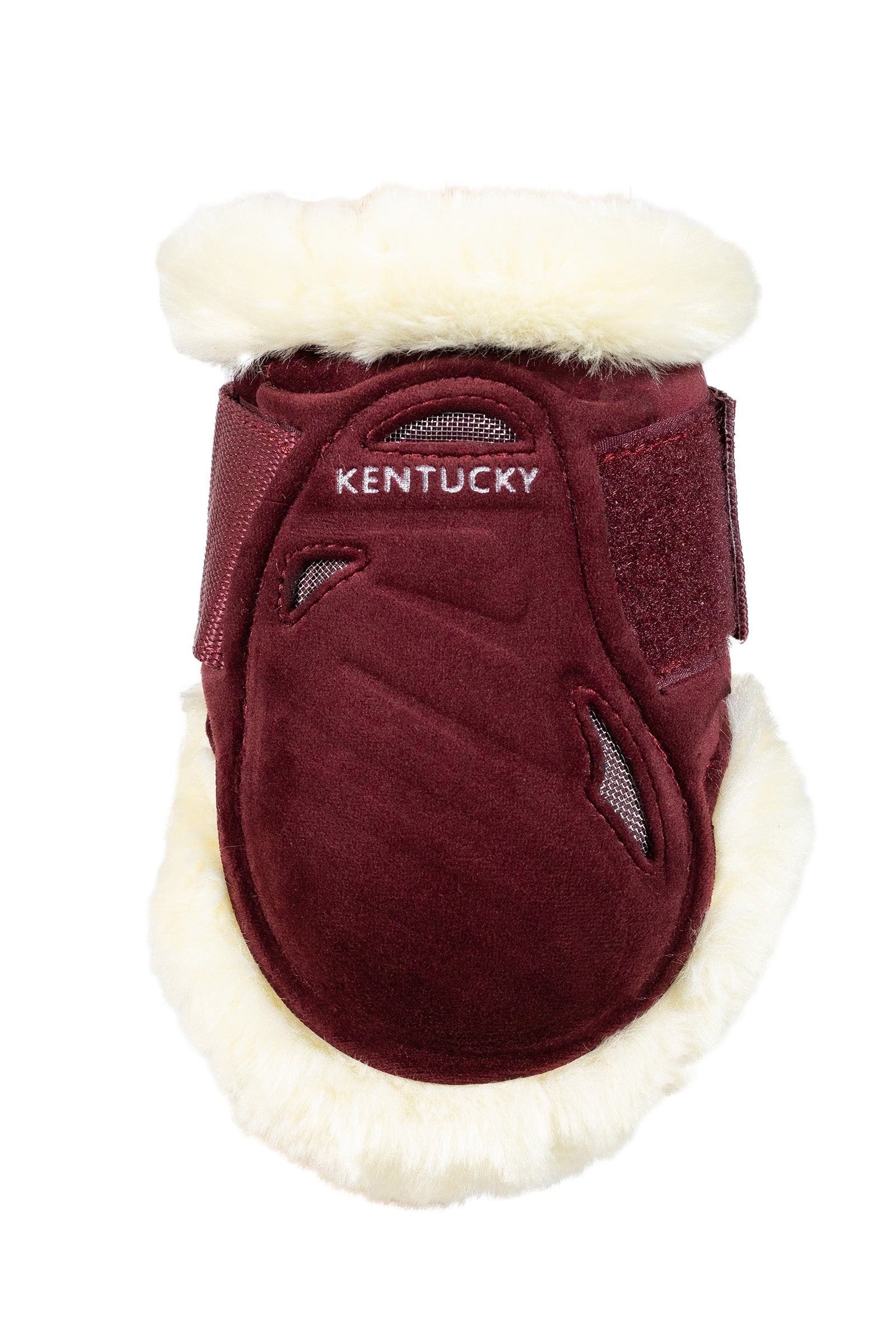 Kentucky Horsewear Vegan Sheepskin Young Horse Fetlock Boots Velvet Leg & Hoof Protection