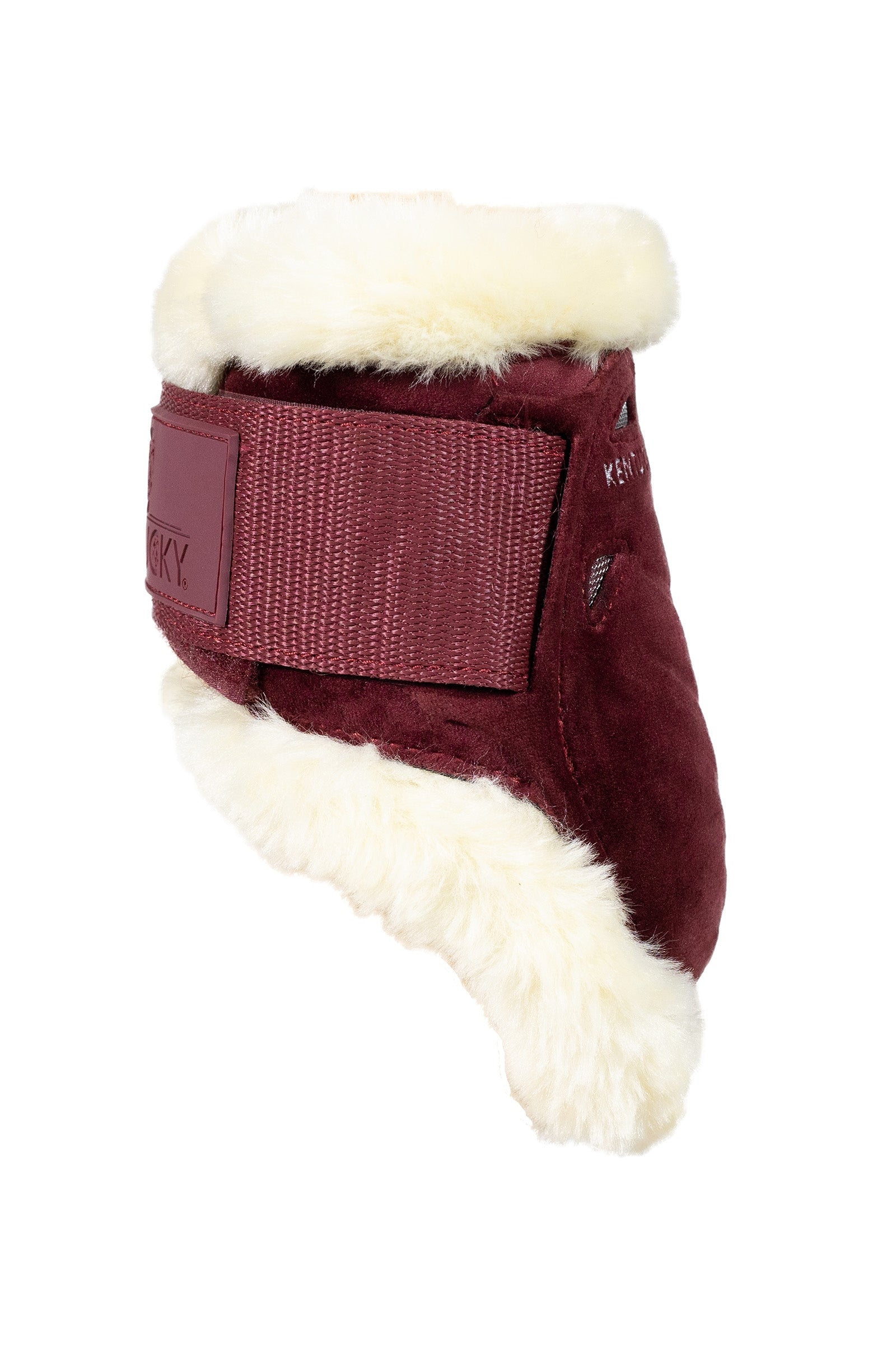 Kentucky Horsewear Vegan Sheepskin Young Horse Fetlock Boots Velvet Leg & Hoof Protection