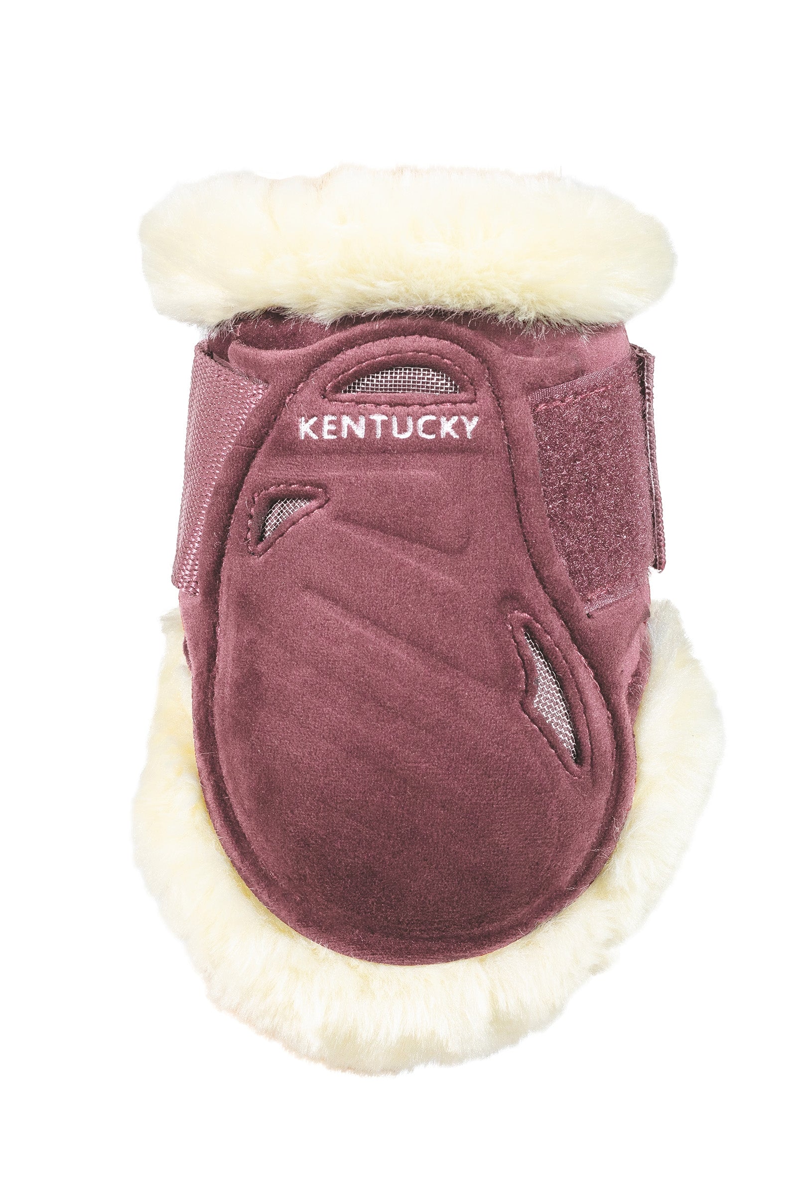 Kentucky Horsewear Vegan Sheepskin Young Horse Fetlock Boots Velvet Leg & Hoof Protection
