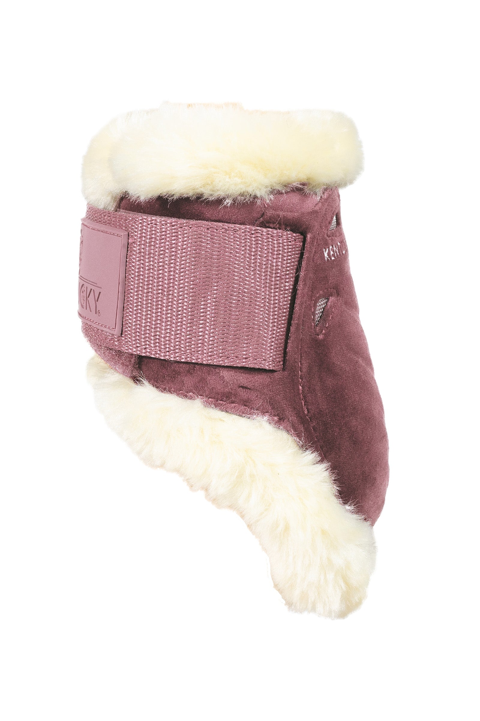 Kentucky Horsewear Vegan Sheepskin Young Horse Fetlock Boots Velvet Leg & Hoof Protection