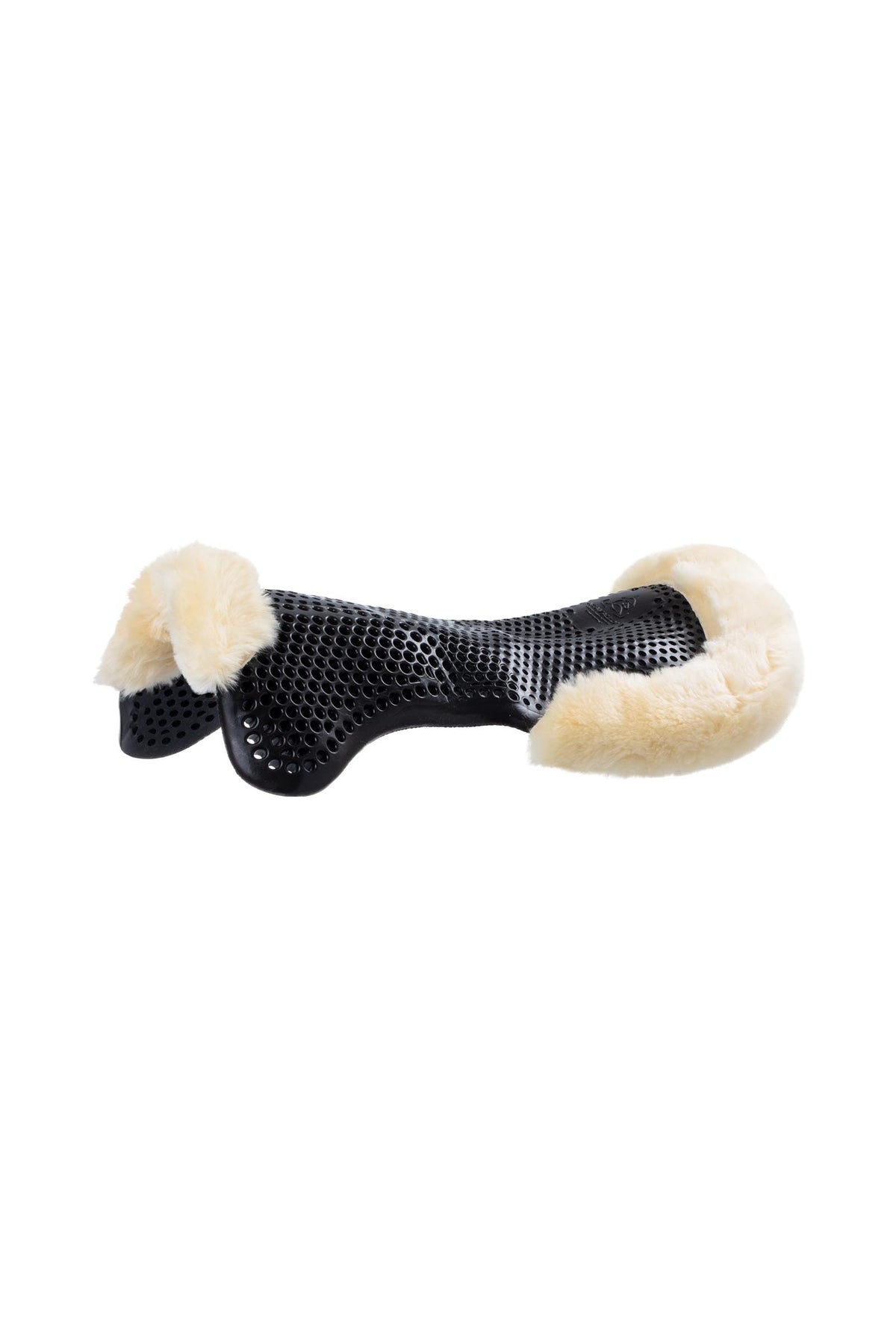 Acavallo Gel Non Slip Classic With Sheepskin Cut-Out Front Riser Saddle Pads