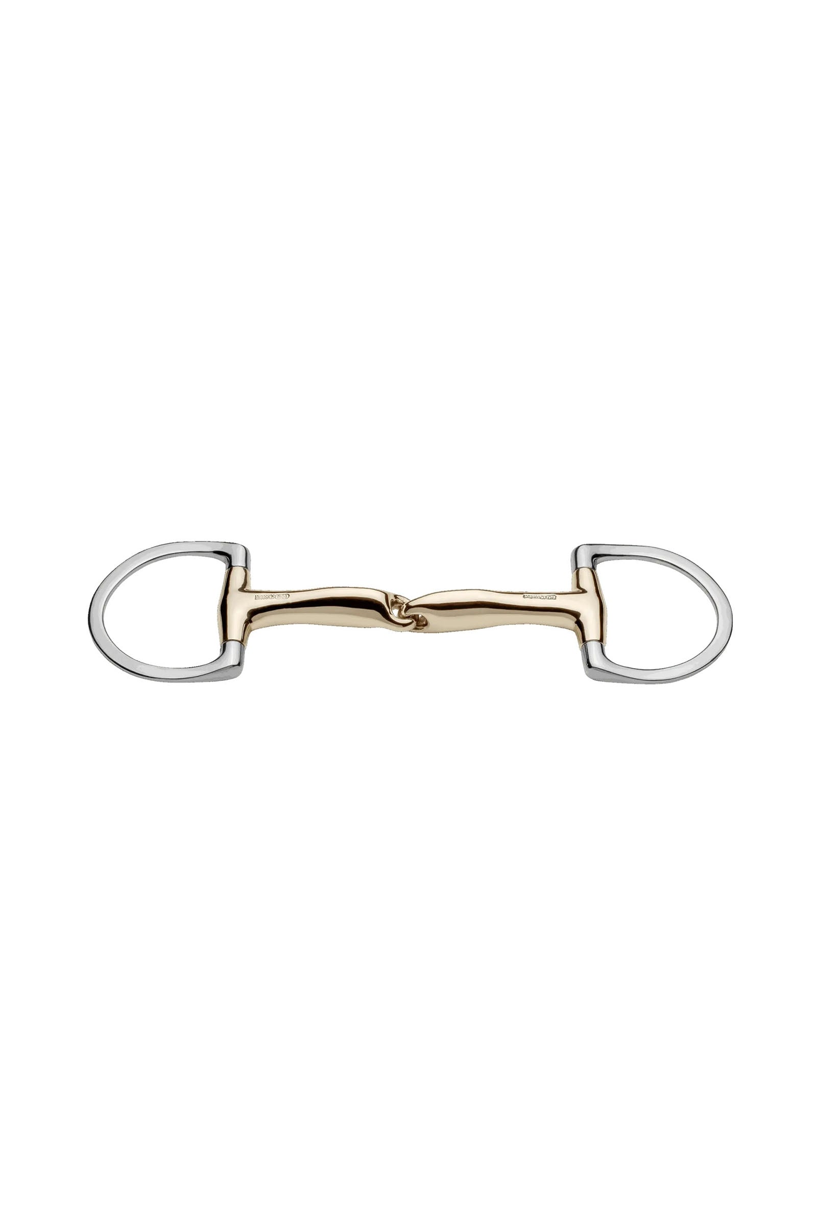 Sprenger Novocontact Eggbutt Bit D-Rings, Single Jt. 14mm, Sensogan Horse Bits
