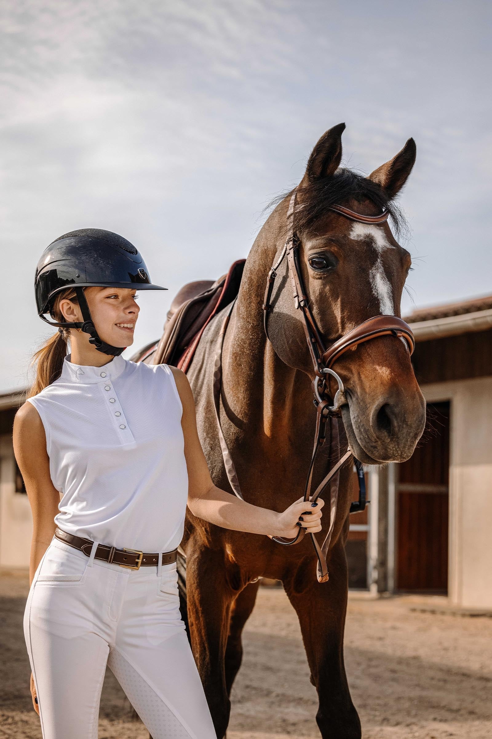 EQUITHÈME Molly Women´s Mesh Show Polo Shirt Women’s Riding Clothing